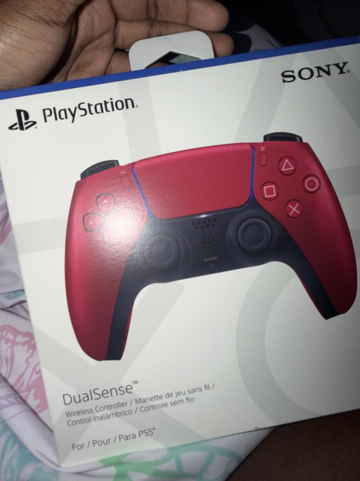 PlayStation DualSense Wireless Controller - Volcanic Red customer photo 2