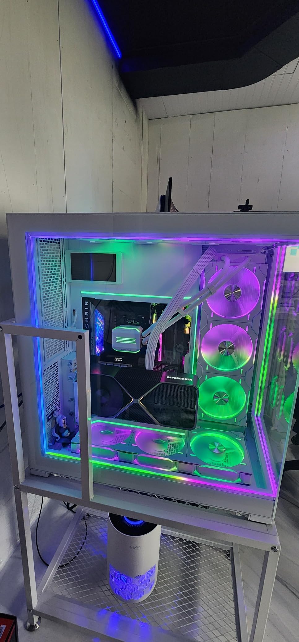 Phanteks D30-140 DRGB PWM Fan 3Pack, Reverse Airflow Model, Premium D-RGB Performance Fans, Halos Lighting Effect, ARGB/DRGB Lighting, Daisy-Chain Fan Linking System, 3Pack (Black) customer photo 2