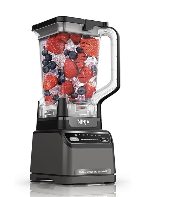 Ninja Professional Blender BR201AMZ - Smoothie Blender, Drink Mixer, Grinder, Ice Crusher | Total Crushing Technology, Auto-iQ Smart Presets, Professional 1200W Power, XL 72oz Pitcher | Dark Grey customer photo 1