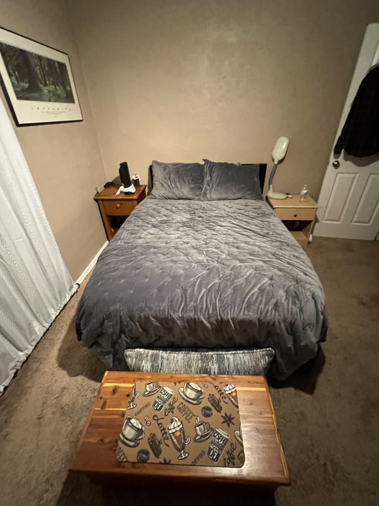 Bedsure Queen Size Comforter Set Beige, Boho Tufted Bed Set, Checkered Farmhouse Shabby Chic Bedding, 3 Pieces, 1 Plaid Geometric Comforter and 2 Pillow Shams customer photo 1