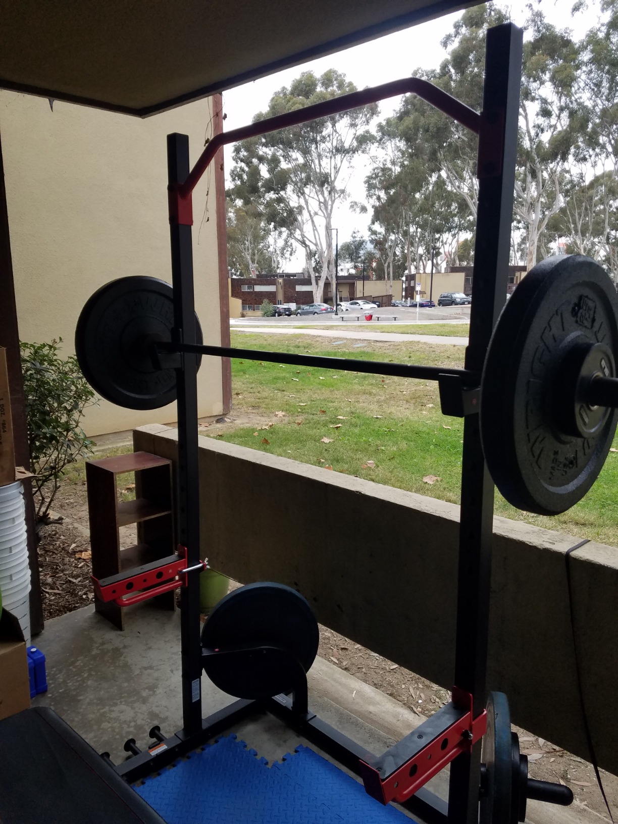 Sunny Health & Fitness Multifunctional Strength Training Home Gym - Complete Workout Equipment with Training Attachments, Optional Squat Stand, Power Rack Cage, Adjustable Incline Bench customer photo 1