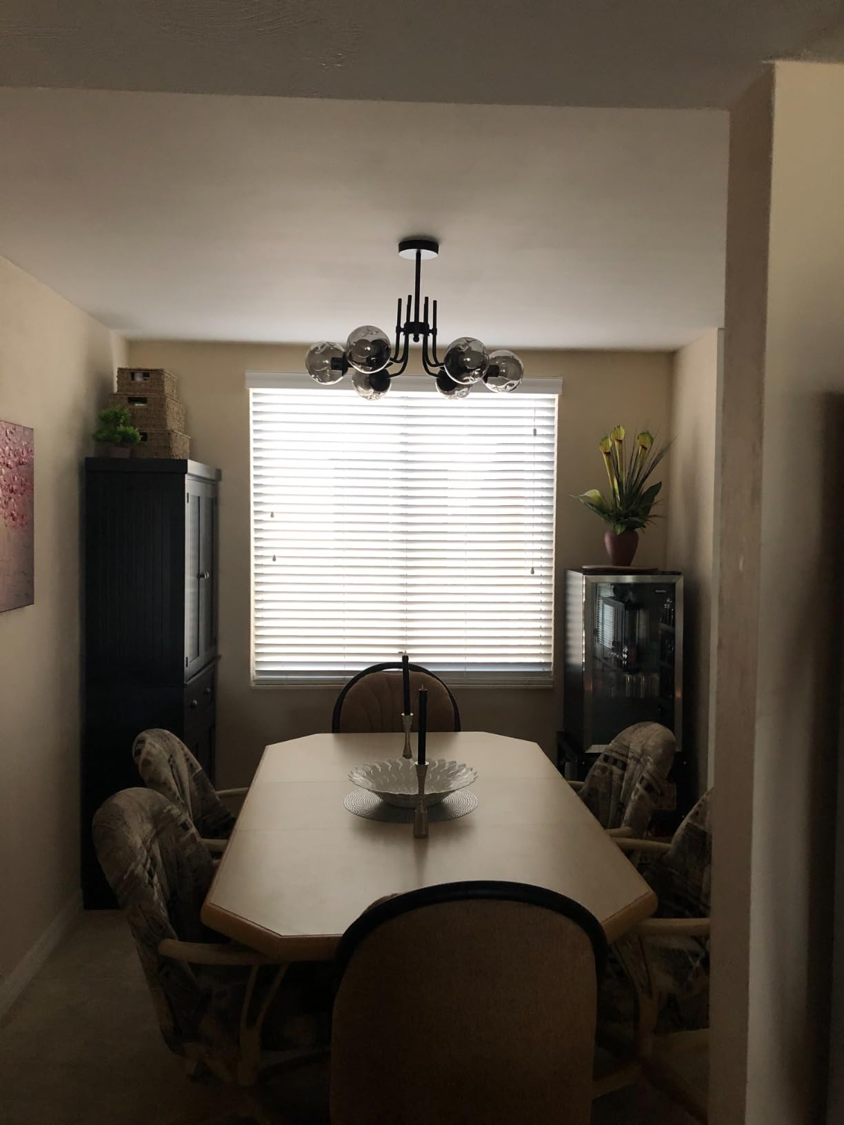 20 Light Extra Large Sputnik Chandelier Mid Century Modern Black and Gold Ceiling Light Fixture with Glass Globe Pendant Light Hanging for Dining Room Kitchen Living Room Foyer customer photo 2