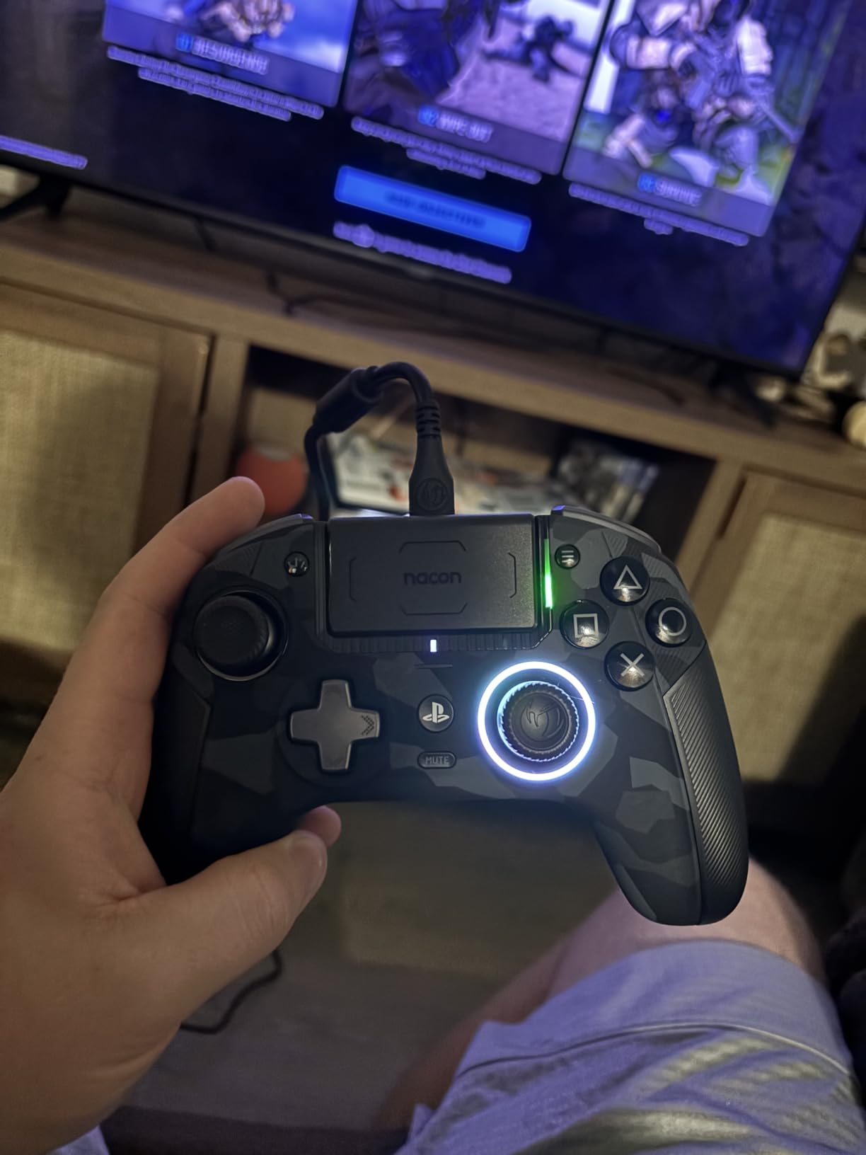 NACON Revolution 5 Pro Officially Licensed PlayStation Wireless Gaming Controller for PS5 / PS4 / PC - Hall Effect, Trigger Stops, Mappable Buttons, Bluetooth Audio - Triple Black customer photo 1