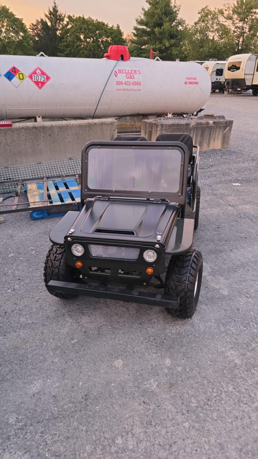 X-PRO 125cc Go Kart with 3-Speed Semi-Automatic Transmission w/Reverse, Big 18