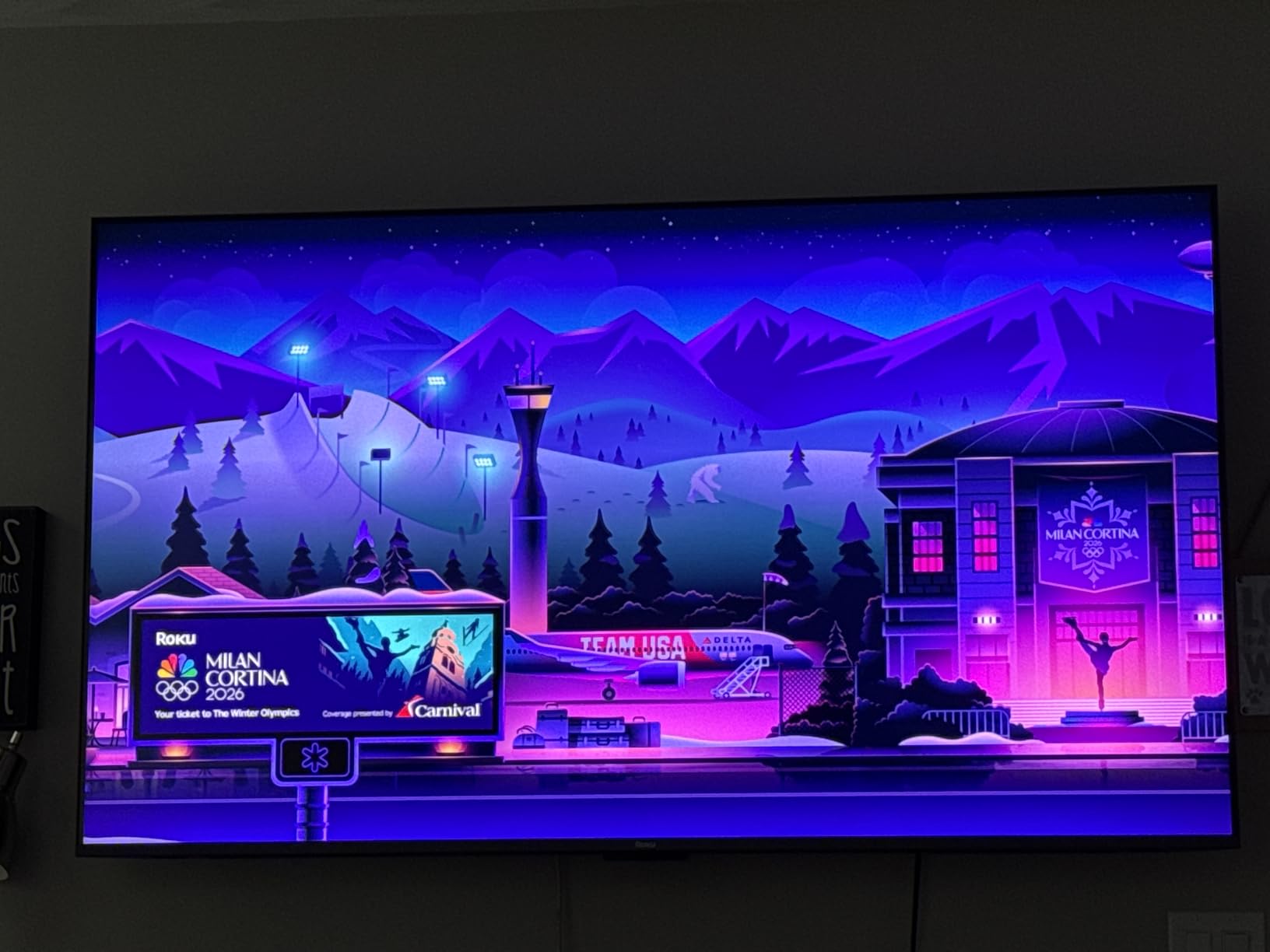 Smart TV - 75-Inch Plus Series 4K QLED RokuTV with Roku Voice Remote Pro, Dolby Vision, Striking 4K Resolution, Automatic Brightness, & Seamless Streaming - Live Local News & Sports customer photo 1