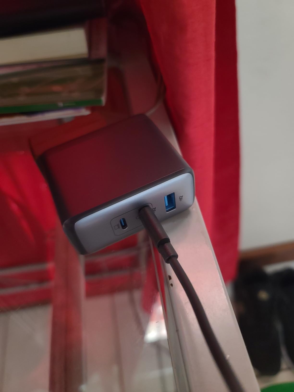 Anker Nano 100W USB-C Charger, 3-Port Fast Compact GaN Charger for MacBook Pro/Air, Pixelbook, ThinkPad, Dell XPS, iPad Pro, iPhone 16 Series, Galaxy S23, and More (Black, 1 Pack & 1 Cable) customer photo 1