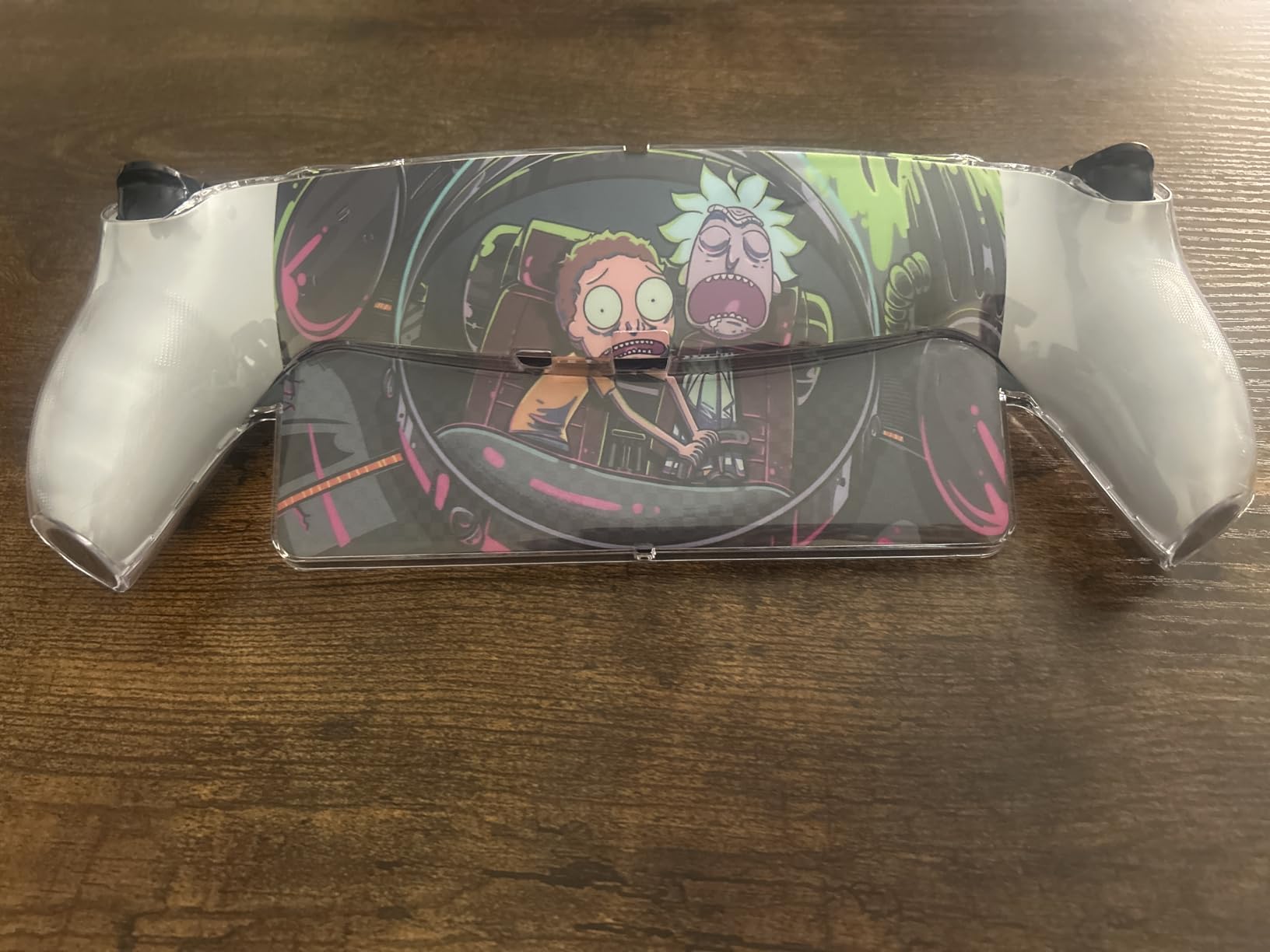 HEYSTOP Case for PlayStation 5 with Screen Protector Tempered Glass, PS5 Protective Case with Comfortable Ergonomic Grip, 6 Thumb Stick Caps (Clear) customer photo 2