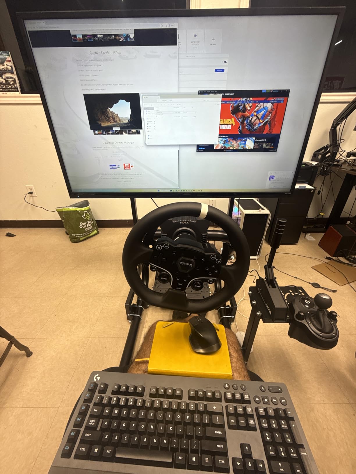 PXN USB PC Handbrake, HB S 16Bit Hall Sensor Linear Sim Handbrake for Racing Games customer photo 2