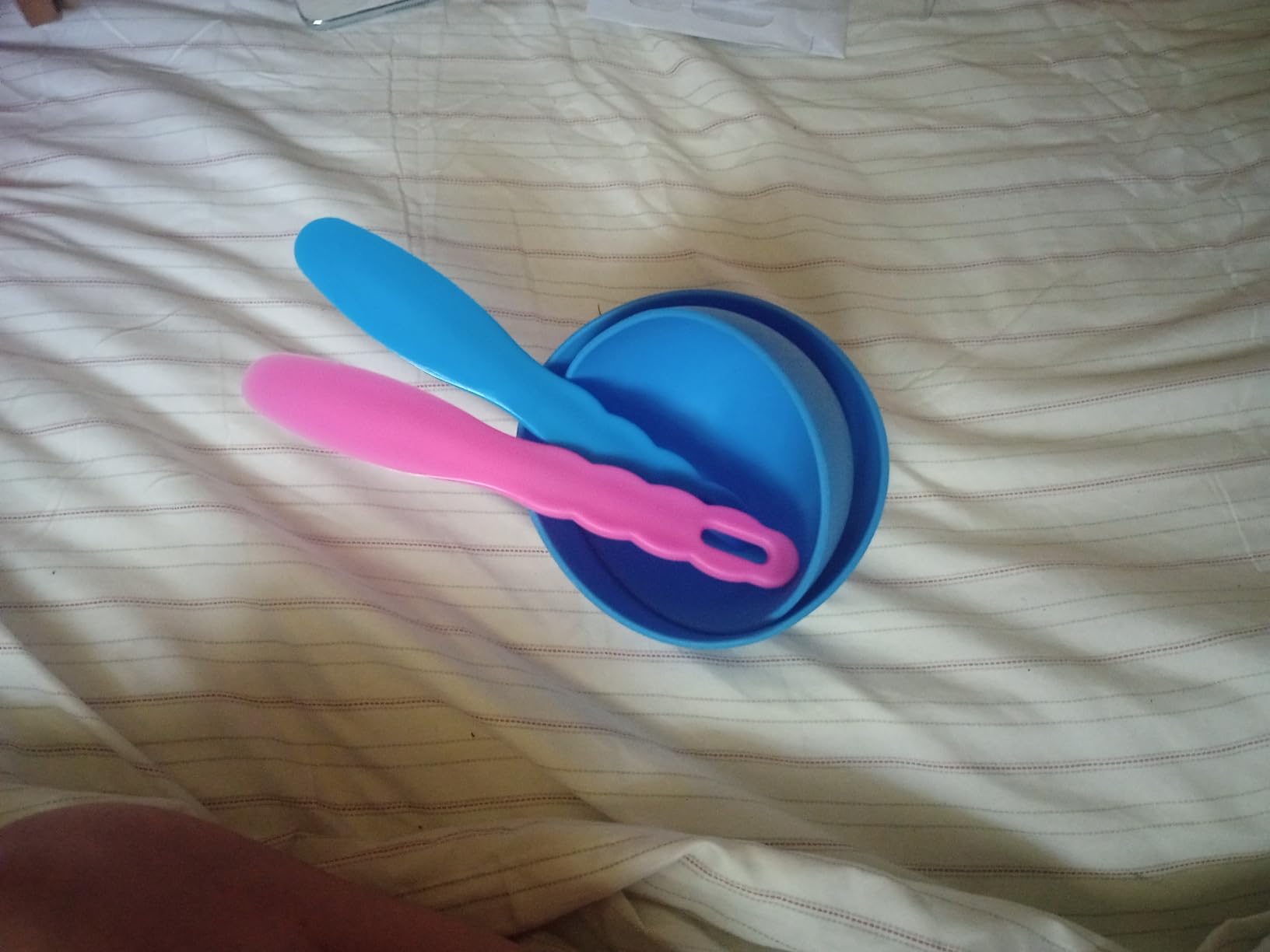 Dental Lab Mixing Bowl Rubber Flexible Plastic Spatula for Alginate Impression Plaster Materials(6Pcs) customer photo 2