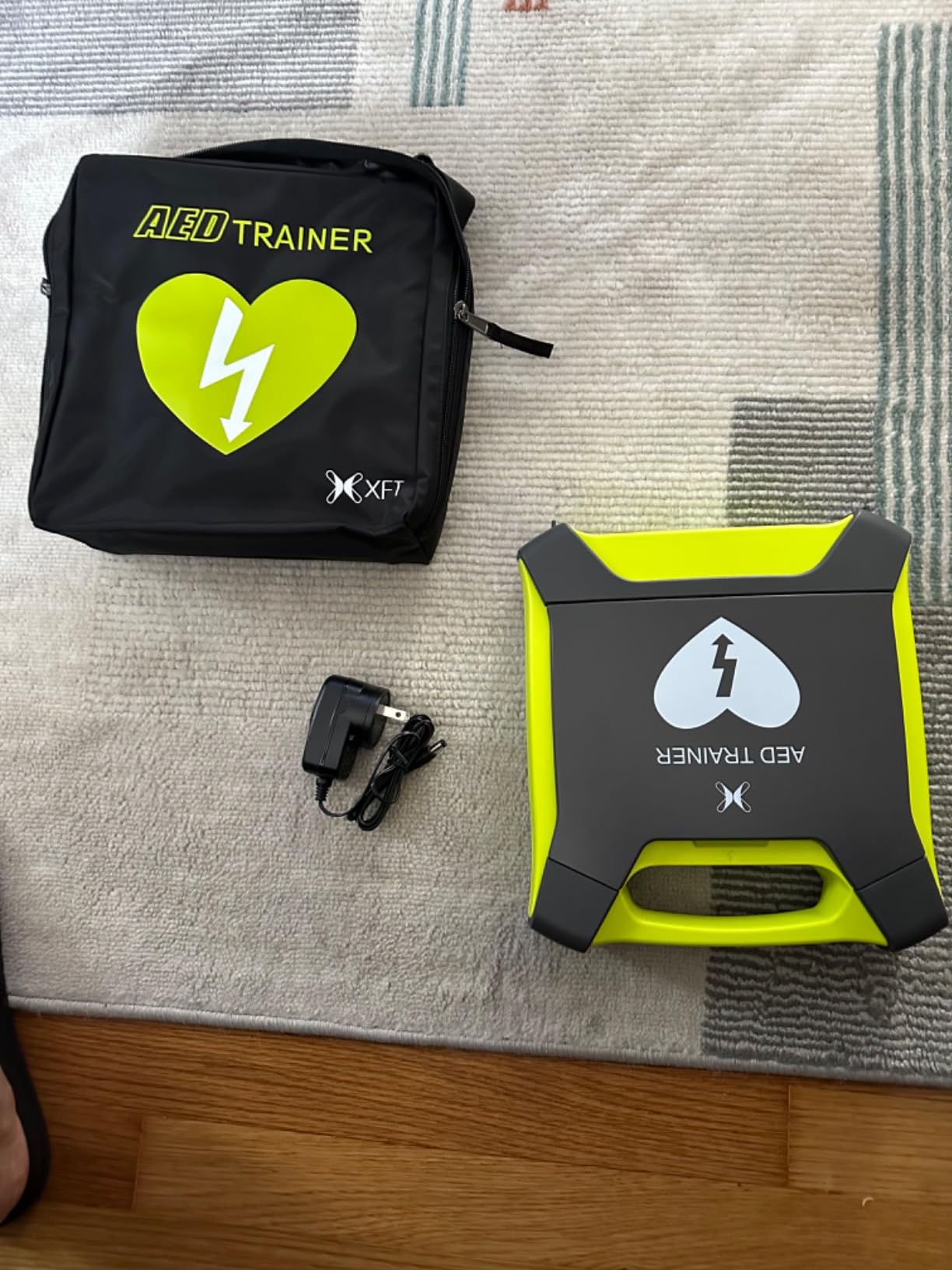 AED Trainer, XFT AED Training Kit CPR Equipment Training Device Automatic External Defibrillator Simulator, AED Trainer Professional for First Aid Trainee Beginner 2024 New Version(XFT-120GA) customer photo 1