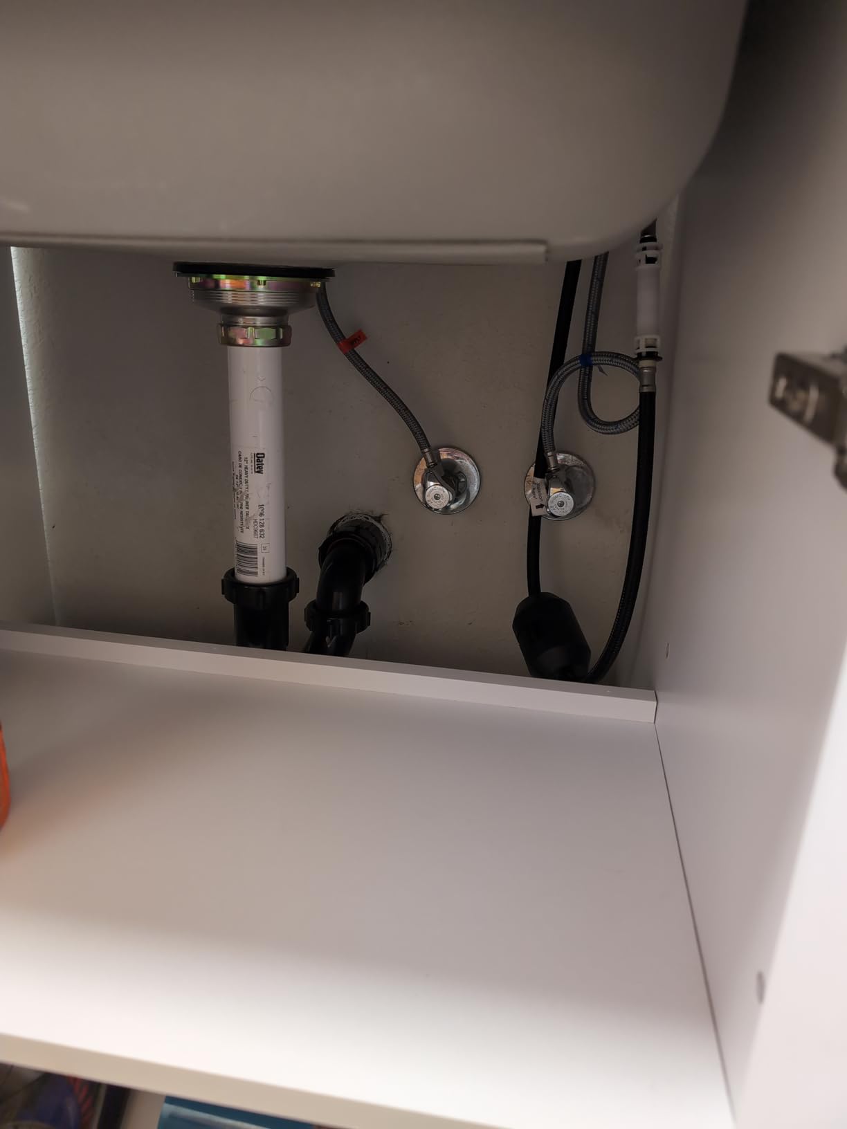 OLD CAPTAIN Laundry Sink Cabinet with Stainless Steel Sink and Pull-Down Faucet, Utility Sink for Laundry/Utility Room, 24 Inch Bathroom Kitchen and Outdoor, White customer photo 2