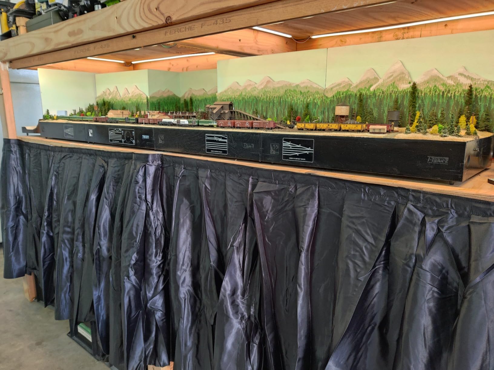 MyStage 16' x 28 Portable Stage Skirt - Satin Fabric Adhesive for Events, Wrinkle-Free Platform Skirting Cloth customer photo 1