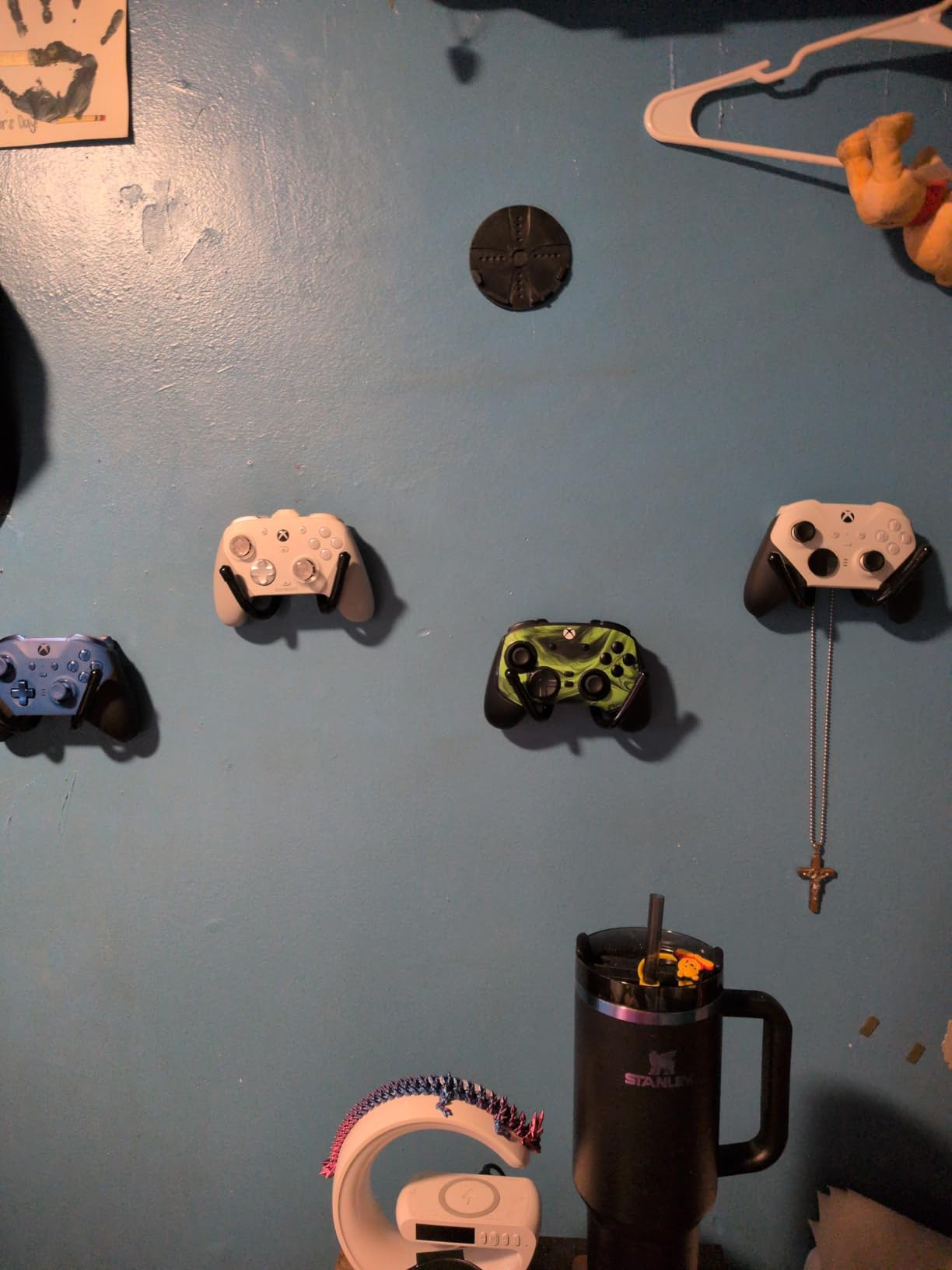 Pmsanzay 4 Pack Universal Game Controller Organizer - Wall Mount Rack for Nintendo Wii Remote Controller Accessories customer photo 2