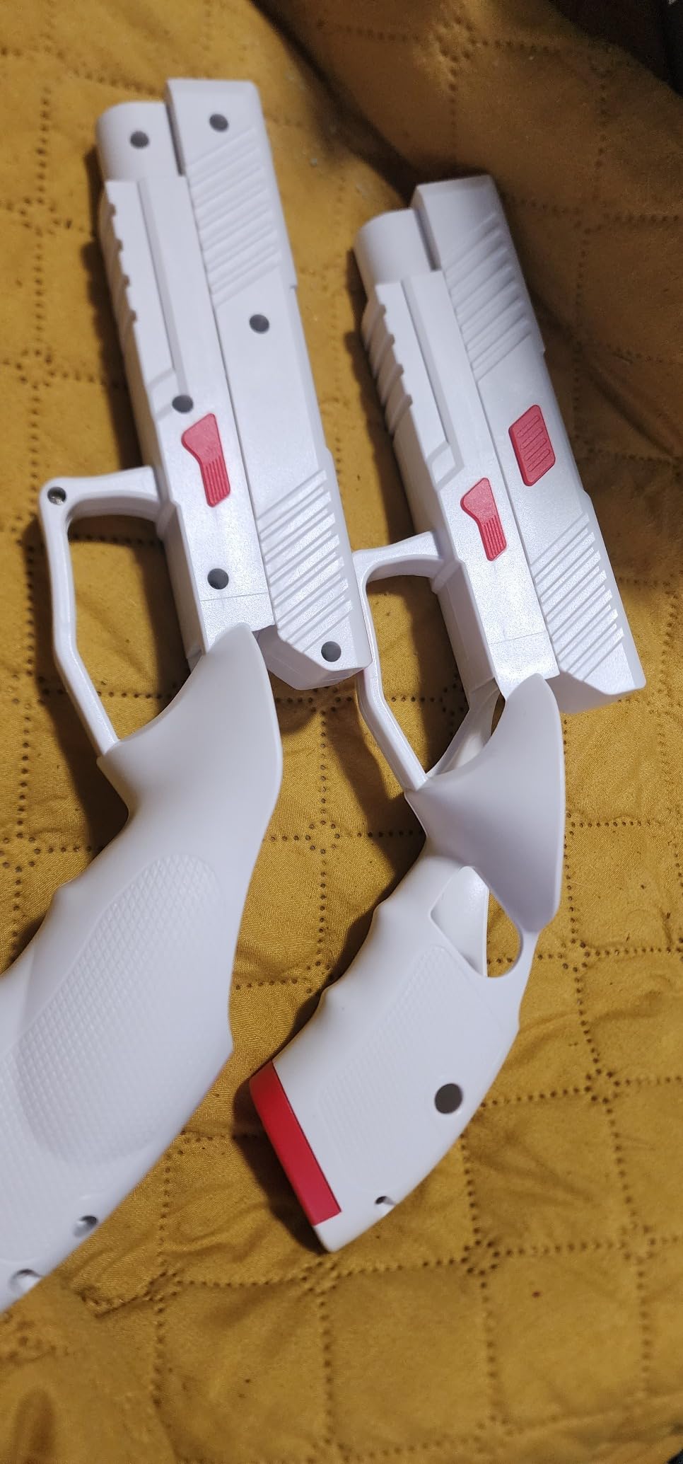 YRXVW Weighted PistoI Grip VR Stock Controller Accessories for Oculus/Meta Quest 3s/3, Anti Slip Handle Enhances FPS Games Experience Holding Feels customer photo 2