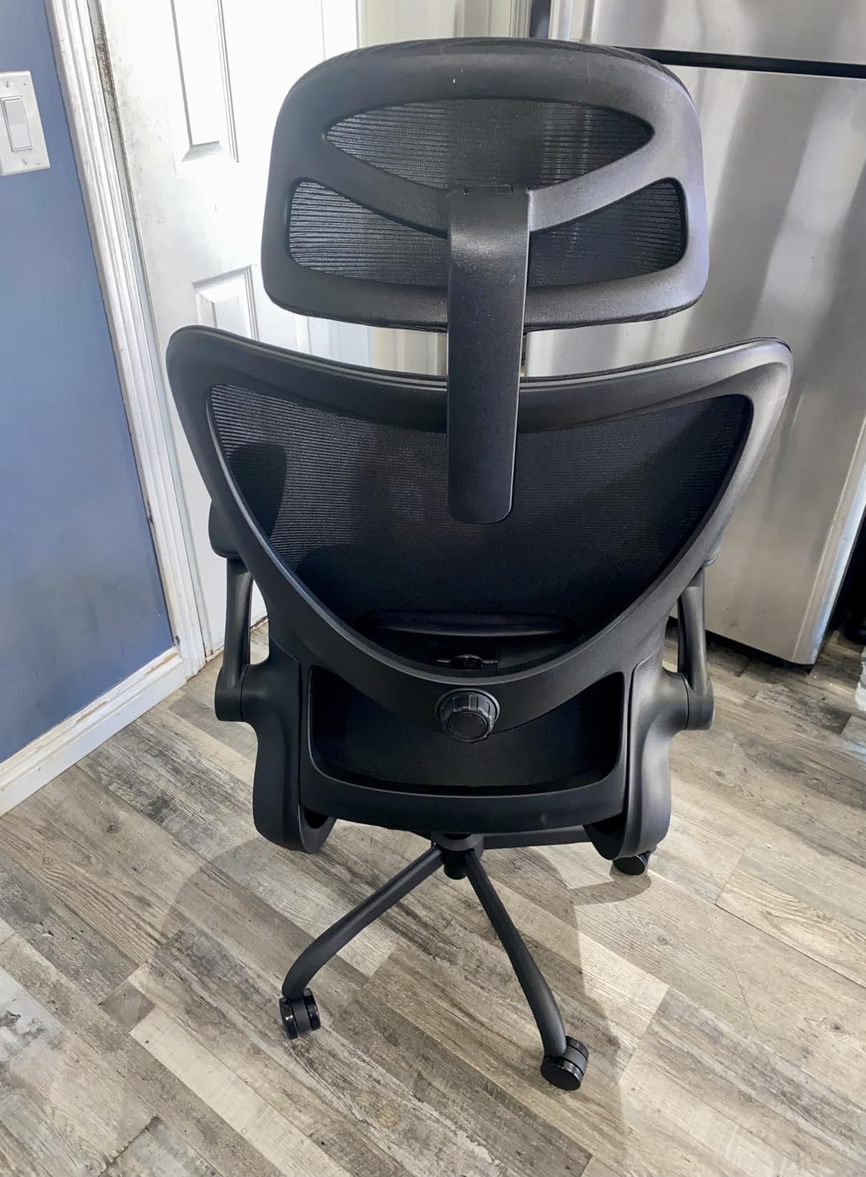 Marsail Ergonomic Office Chair: Office Desk Chair with High Back Mesh and Adjustable Lumbar Support Rolling Work Swivel Task Chairs with Wheel 3D Armrests and Headrest customer photo 2