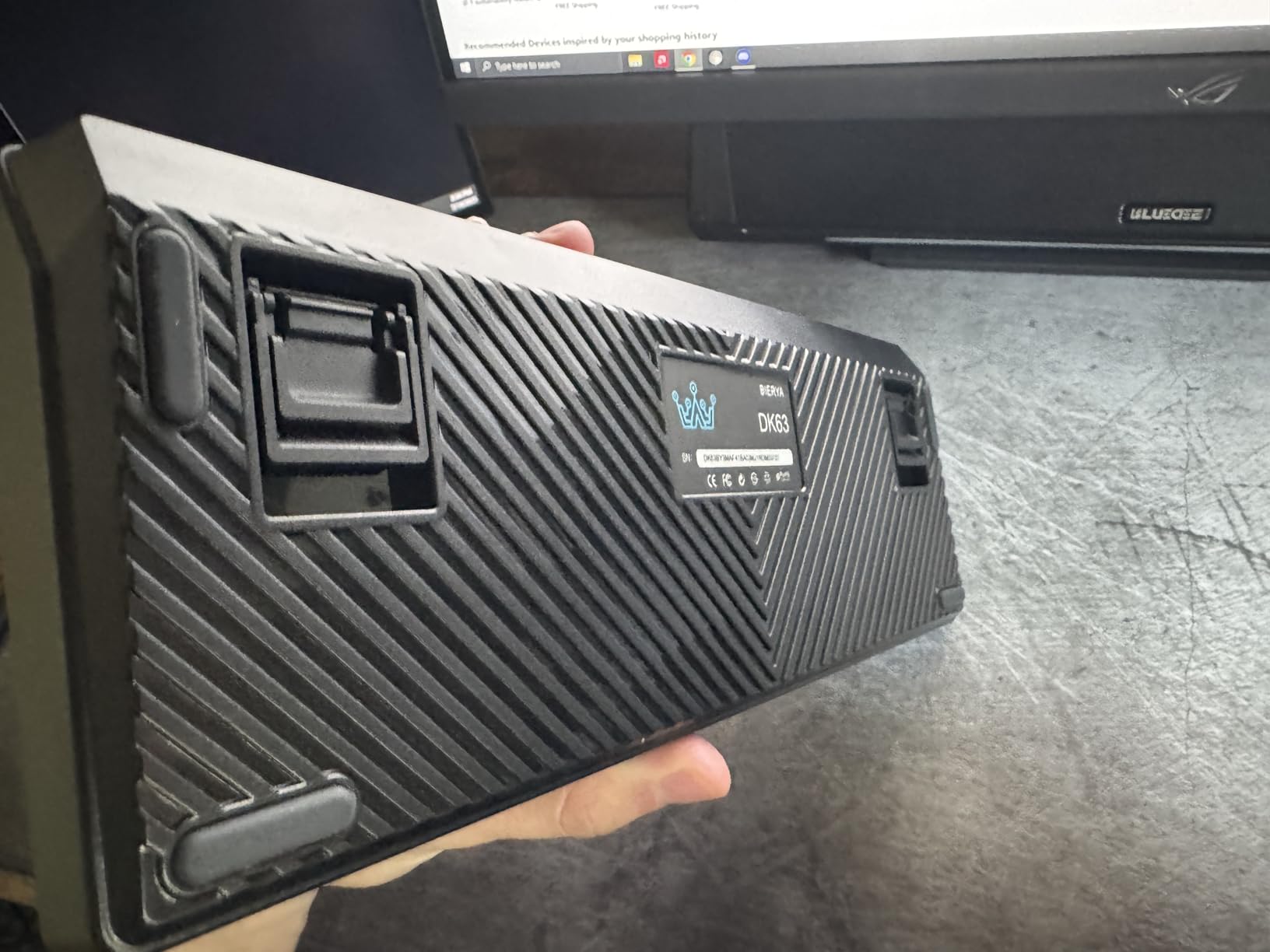 DIERYA DK63 60% Wireless Mechanical Gaming Keyboard | Bluetooth/2.4G/Wired | RGB Backlit | Anti-Ghosting Compact 63-Keys Mini Keyboard customer photo 2