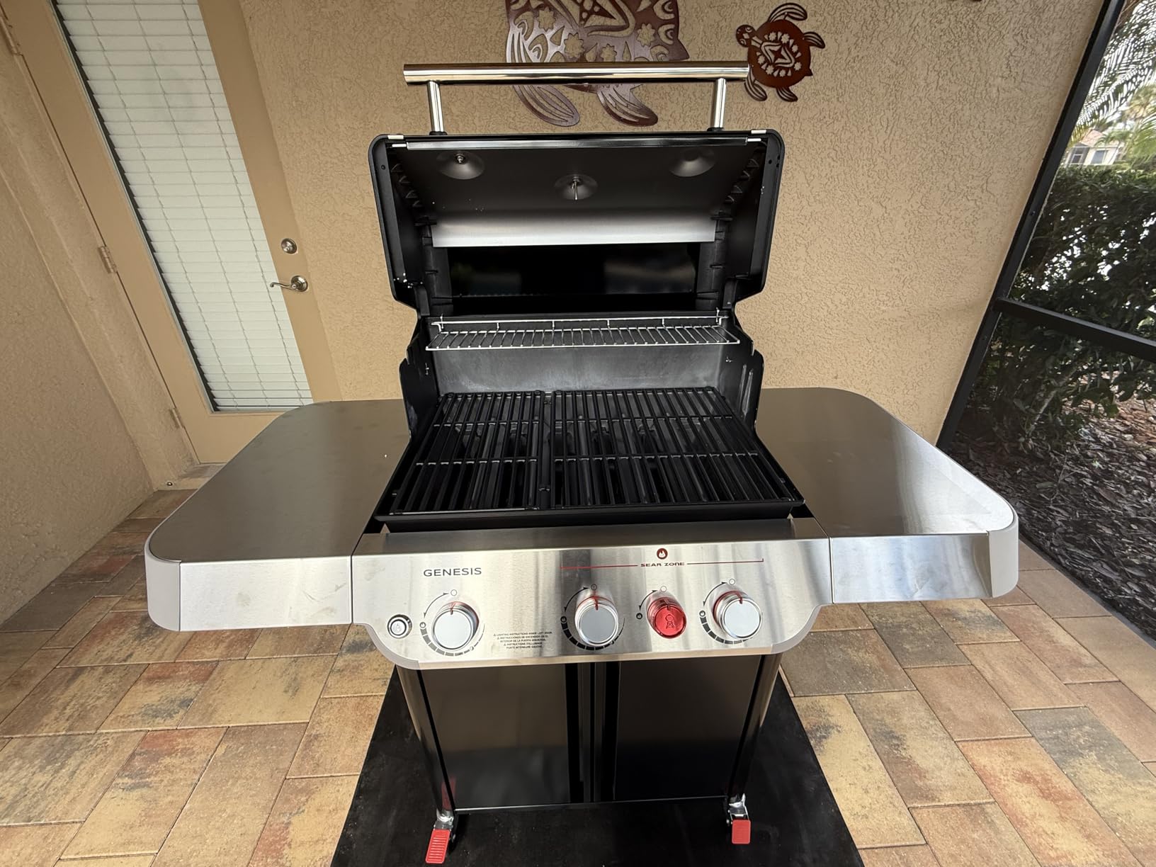 Weber Genesis E-325 Liquid Propane Gas Grill for Outdoor Cooking, 3 Burners, Black - Porcelain-Enameled, Cast-Iron Grates, PureBlu Burners & Sear Zone customer photo 1