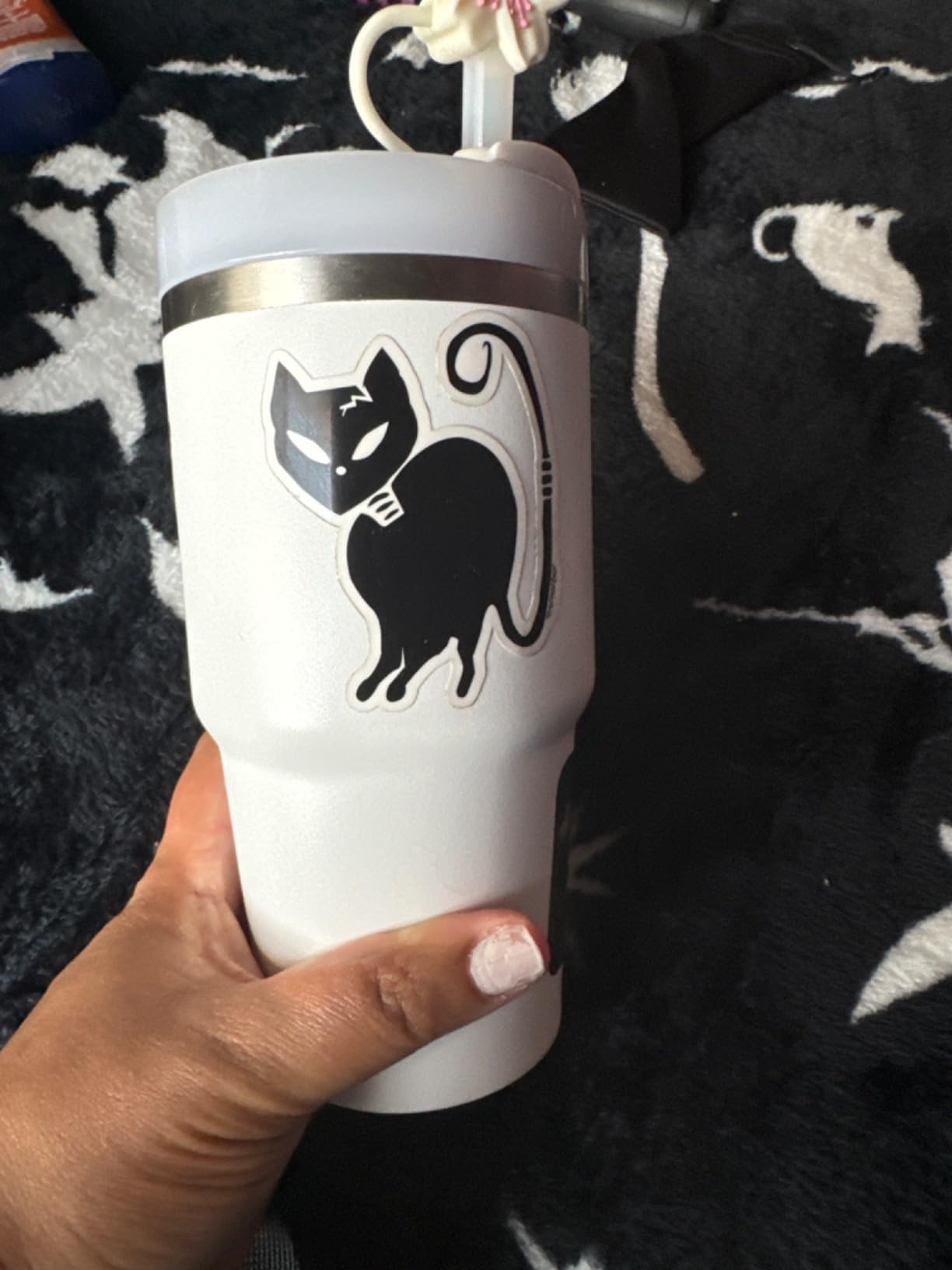 Stanley Quencher H2.0 Tumbler with Straw 20 oz Flowstate 3-Position Lid Cup Holder Compatible for Travel Insulated Stainless Steel Cup BPA-Free Frost customer photo 1