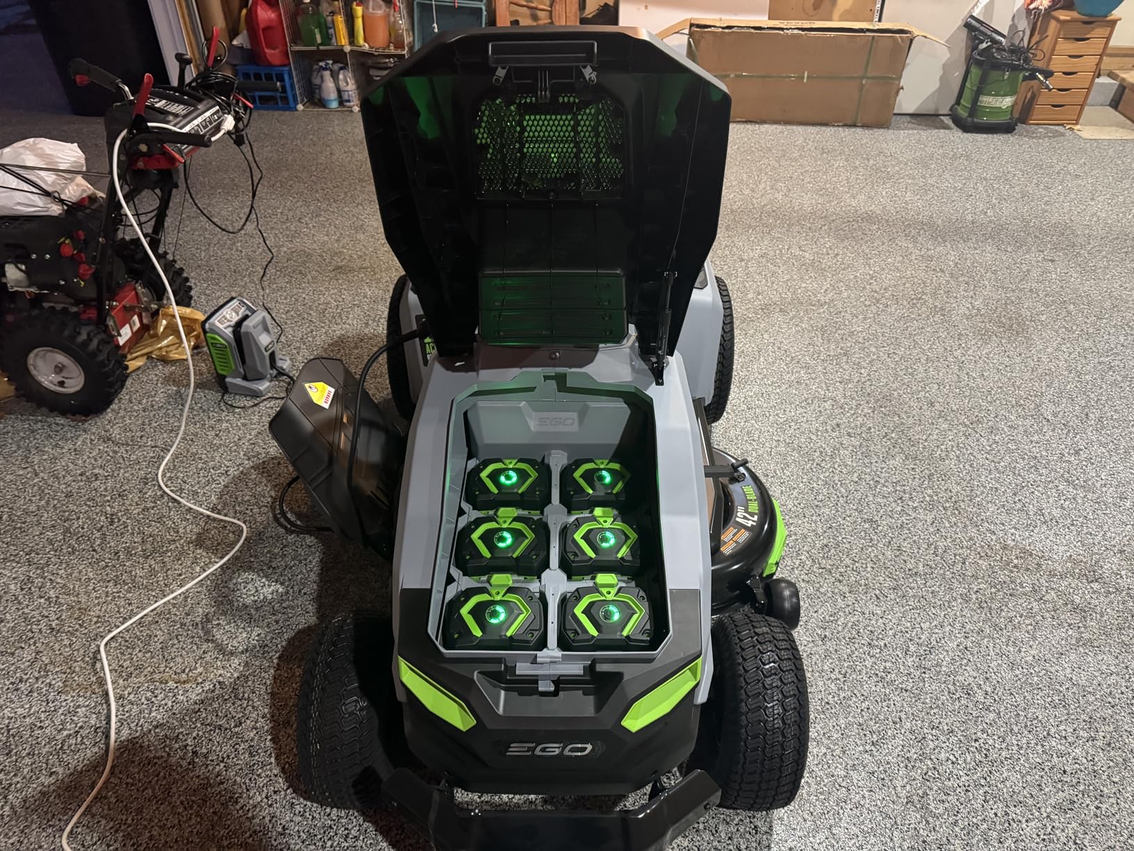 EGO Power+ Electric Riding Lawn Mower, 42