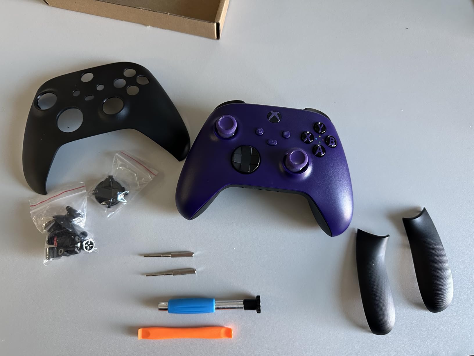 Purple Replacement Shell Kit for Xbox Series X/S Controller, Custom Case Faceplate Accessories Compatible with Xbox Core Wireless Controller customer photo 1