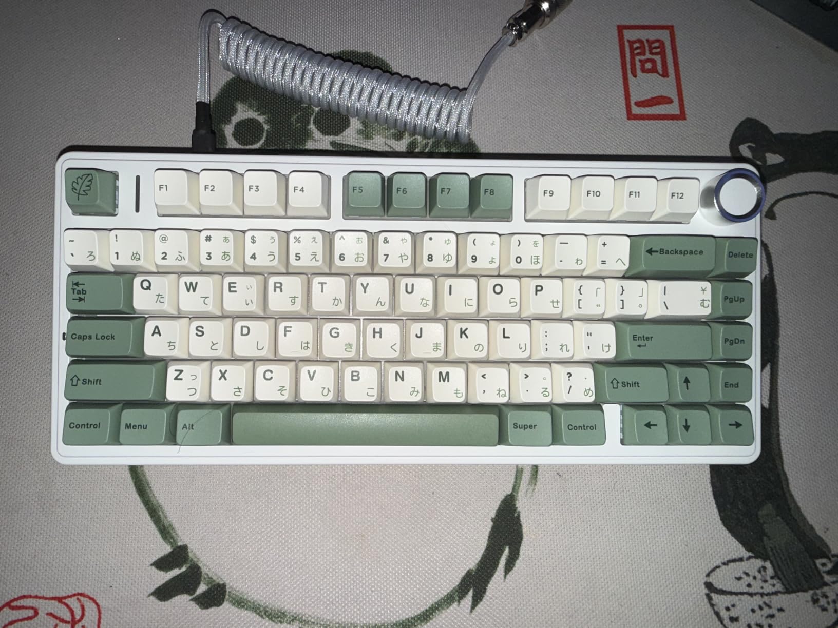 AULA F75 75% Wireless Mechanical Keyboard, Hot Swappable Creamy Keyboard, Pre-lubed Reaper Switches, 2.4GHz/Type-C/Bt5.0, RGB Backlit Gaming Keyboards(White & Blue) customer photo 1