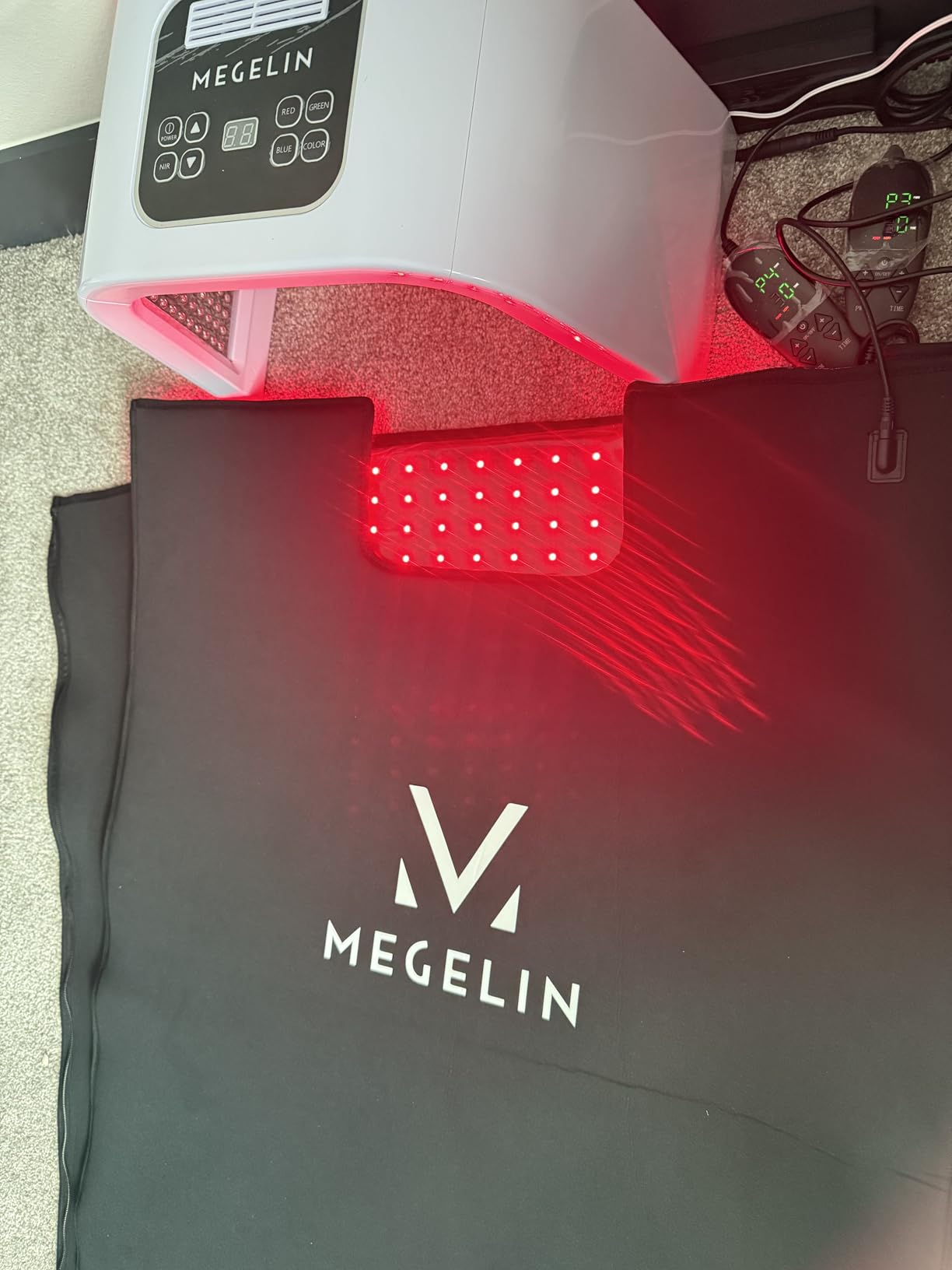 MEGELIN Red Infrared Light Therapy Bag for Whole Body, 70inch*32inch*12inch, 2520 LEDs for Full Body Red Light Therapy Mat at Home customer photo 2