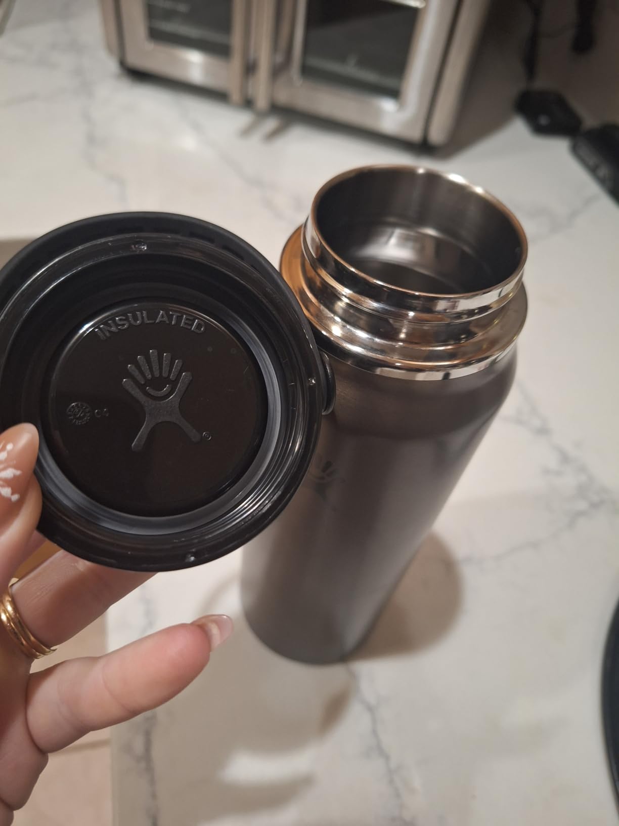 Hydro Flask 40 Oz Lightweight Trail Series Wide Flex Cap Serpentine - Hiking Water Bottle customer photo 2