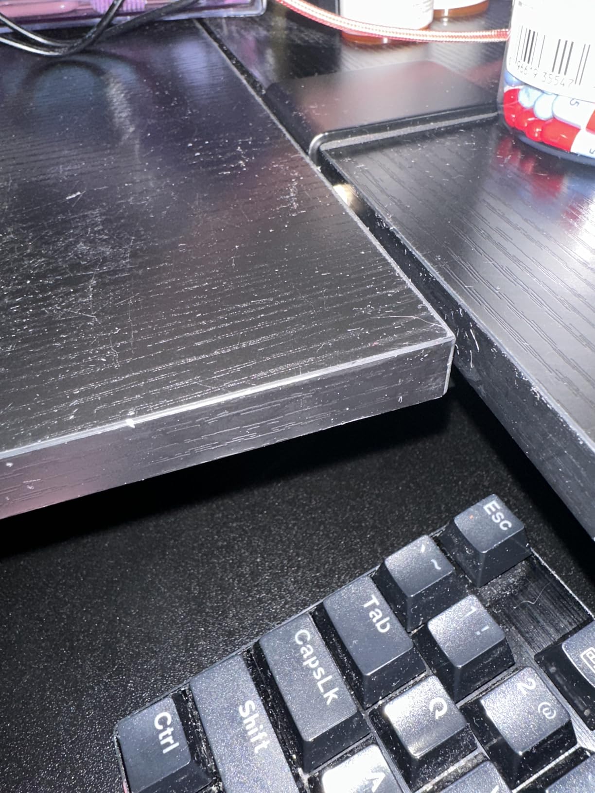 Keyboard Tray Under Desk Large C-Clamp 25.6