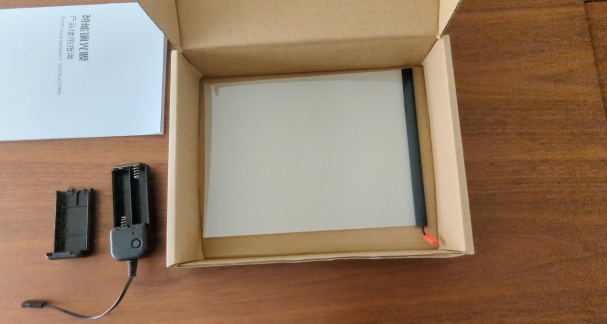 Switchable Adhesive Smart Film PDLC Electronic Smart Tint Glass Sticker for Home Office Window, 6Inch x 11.8Inch customer photo 1