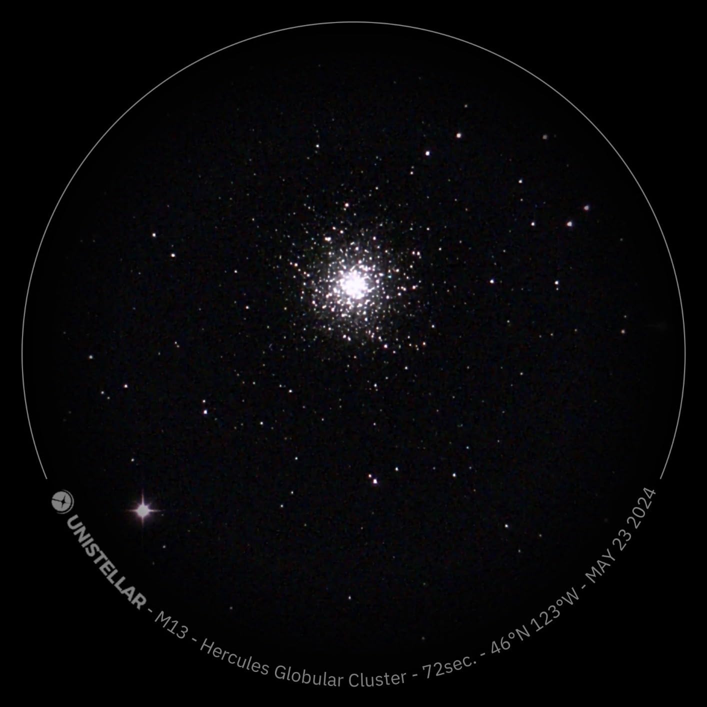 Odyssey - UNISTELLAR Smart Telescope (no Eyepiece), 85mm f/3.9 (320mm) Digital & Computerized, App-Controlled Motorized Alt-Az, Enhanced Vision, RAW/FITS Export, 64GB, Tripod, 5h Battery (Black) customer photo 2