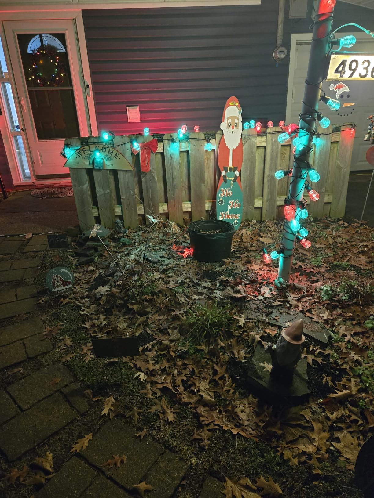 Outdoor String Lights 50FT, Outdoor Lights for Patio with 20 Dimmable RGBW LED Bulbs, IP66 Waterproof Shatterproof, with APP Control & Remote, 24V Adapter Color Change, for Backyard Decor customer photo 1