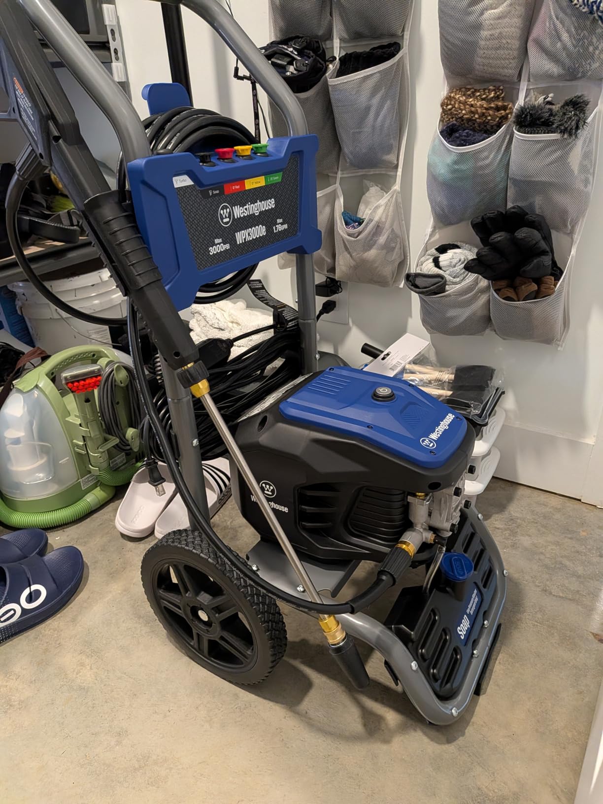 Westinghouse WPX3000e Electric Pressure Washer, 3000 Max PSI and 1.76 Max GPM, Induction Motor, Onboard Soap Tank, Spray Gun and Wand, 5 Nozzle Set customer photo 1