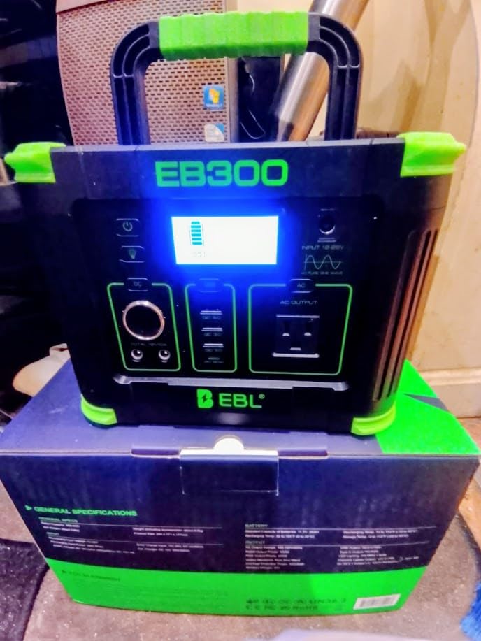 GRECELL Portable Power Station 300W, 288Wh Lithium Battery, 60W Fast Charging, Up to 300W (Peak 600W) AC Outlets, Solar Generator for Outdoor Camping RVs Home Use customer photo 1