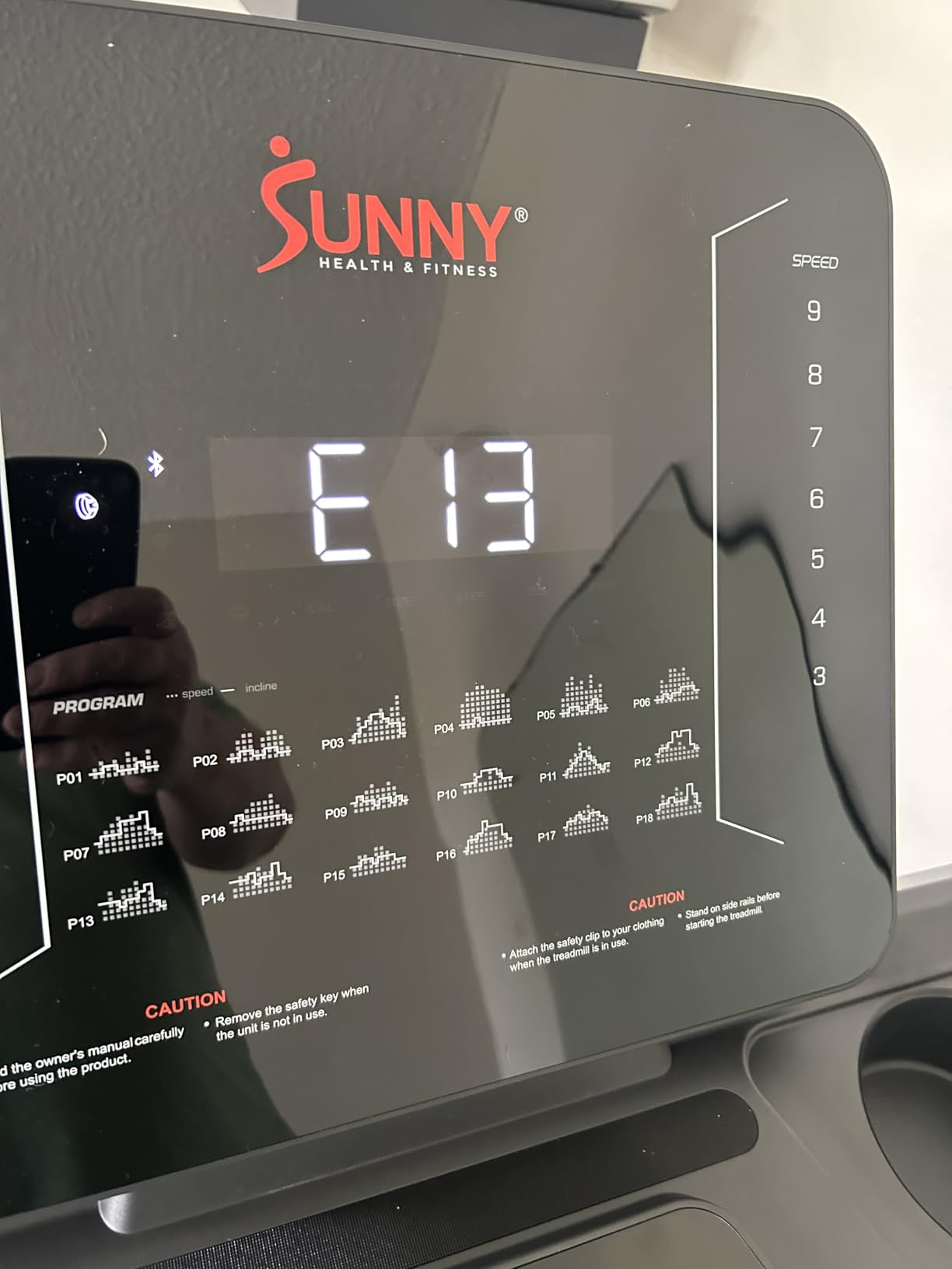 Sunny Health & Fitness Smart Heavy-Duty Auto Incline Treadmill with 20