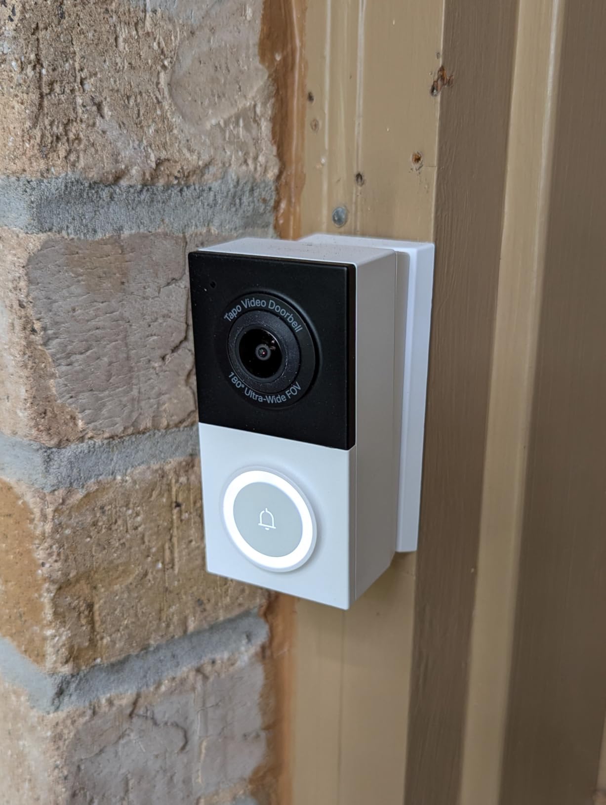 Tapo 2K Wired Smart Video Doorbell - 180 Ultra-Wide Field of View, Person/Vehicle/Package Detection, 2-Way Audio, Color Night Vision, Subscription-Free Local Storage or Optional Cloud, D130 customer photo 2