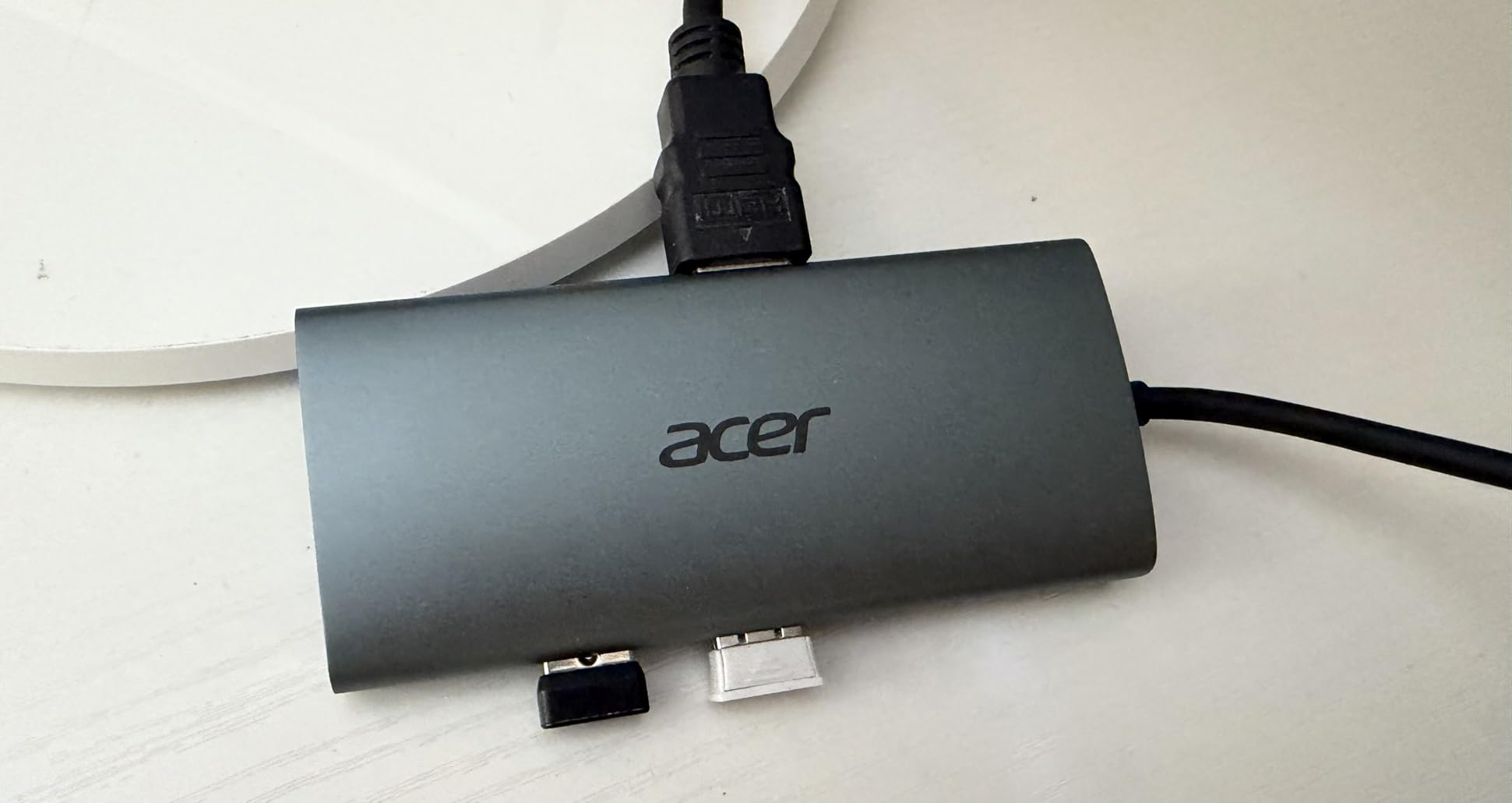Acer USB C Hub with 4k HDMI, 9-in-1 USB C to Ethernet Adapter, 5Gbps USB-A 3.0 Docking Station, VGA, SD Card Reader, PD 100W customer photo 1