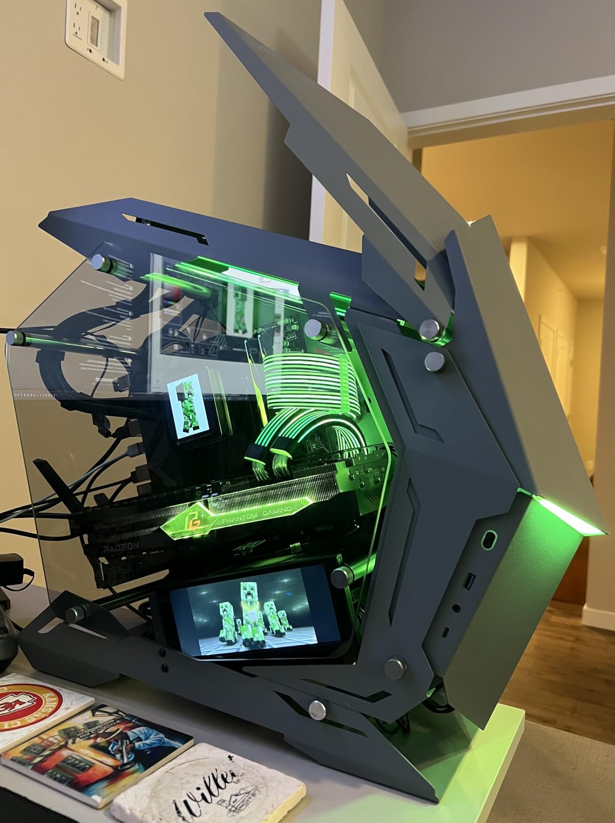 Sirlyr 24 Pin RGB Cable,RGB PSU Cables Extensions - 5V 3Pin Addressable ARGB Motherboard Power Supply fit Black PC Case Build Black Style customer photo 2