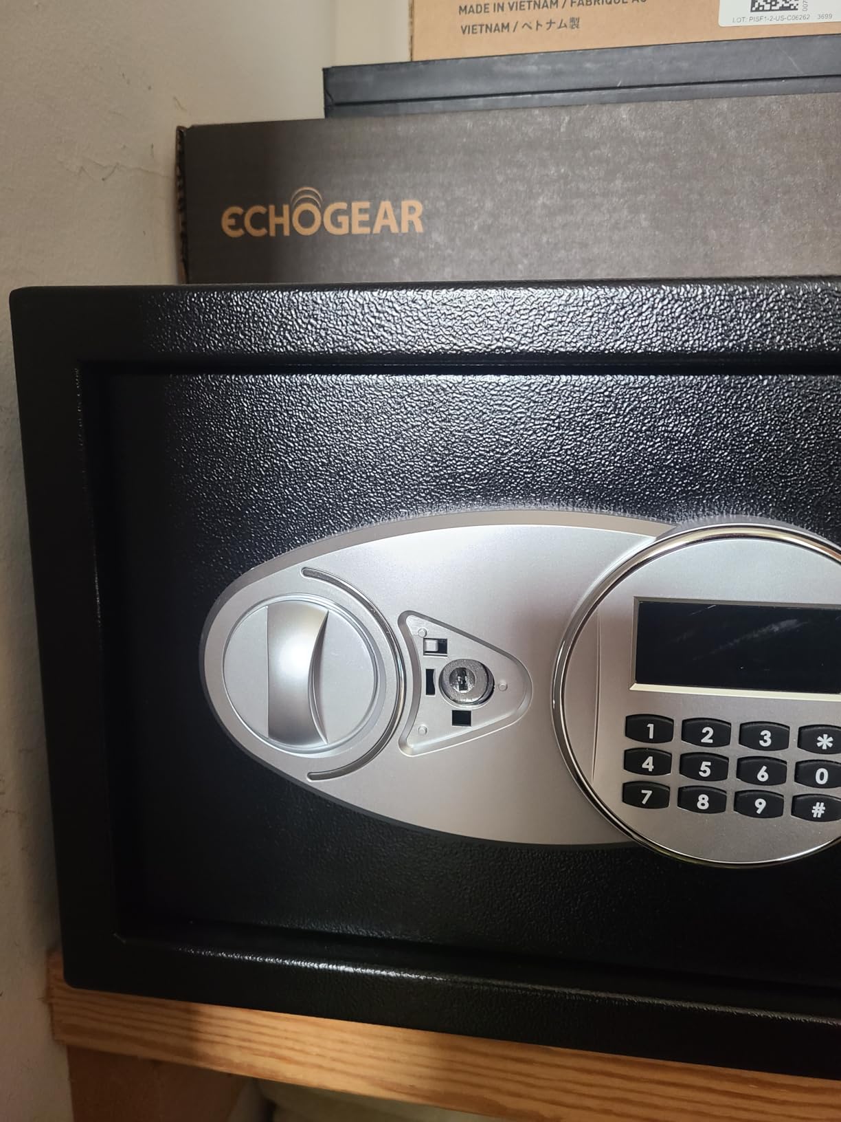 Amazon Basics Fireproof and Waterproof Safe Box with Digital Keypad Electronic Lock, 2.13 Cubic Feet customer photo 1