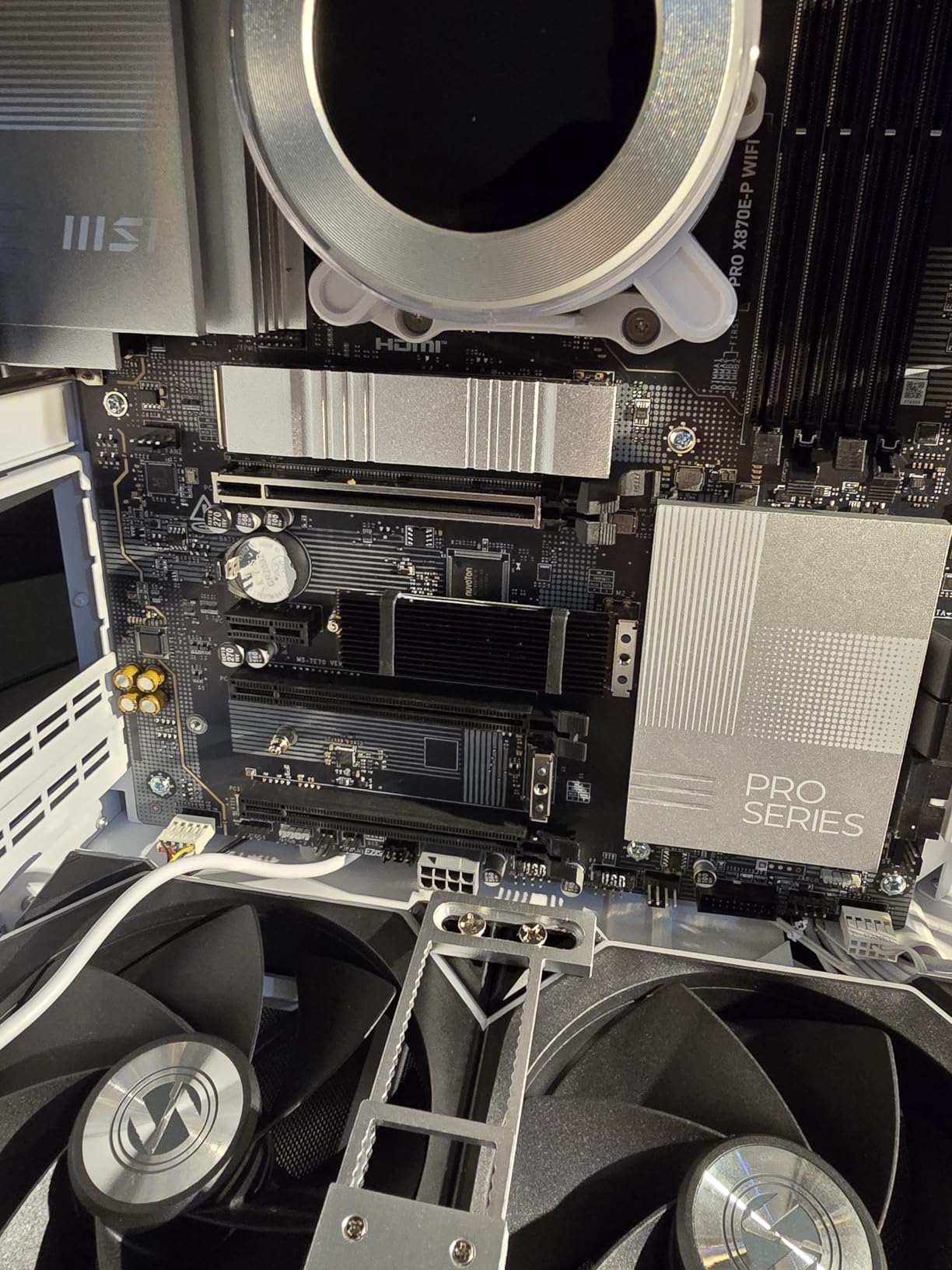 ELUTENG M.2 SSD Heatsink 4PCS 2280 SSD Heat Sink with NVMe SSD Thermal Pad NVMe Heat Sink with 8 Black Rubber Straps for PC/PS5 M.2 PCIE NVMe SSD or M.2 SATA SSD customer photo 1