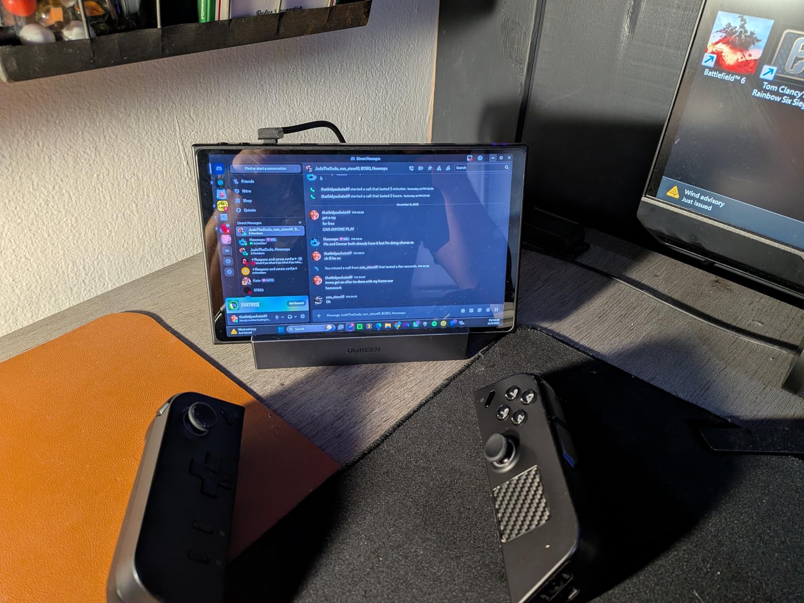 UGREEN Steam Deck Dock 9-in-1 USB C Docking Station Foldable Stand, 4K@60Hz HDMI, Gigabit Ethernet, PD 100W, 10Gbps USB A&C 3.2, TF/SD for Steam Deck, Rog Ally, ROG Xbox Ally, Legion Go customer photo 2