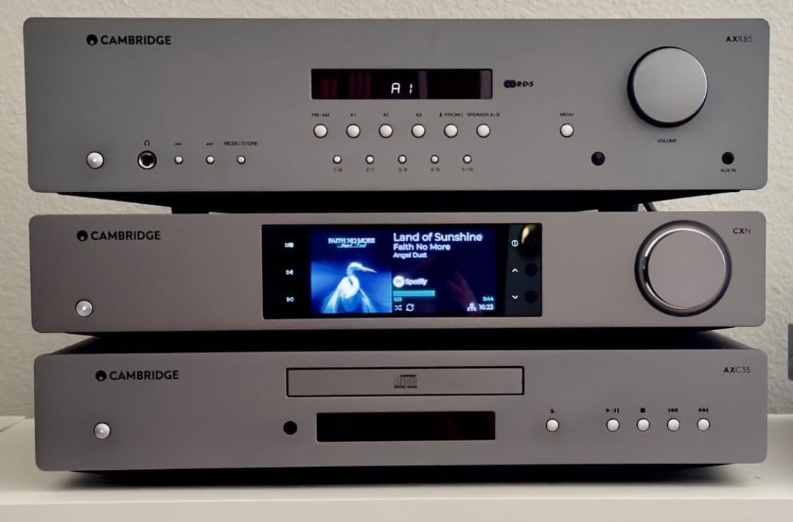 Cambridge Audio CXN100 - Separate High Resolution WiFi Network Audio Player, Streamer and Pre Amp with Display Featuring Chromecast Built-in, Internet Radio and Sabre Reference DAC - Lunar Grey customer photo 1