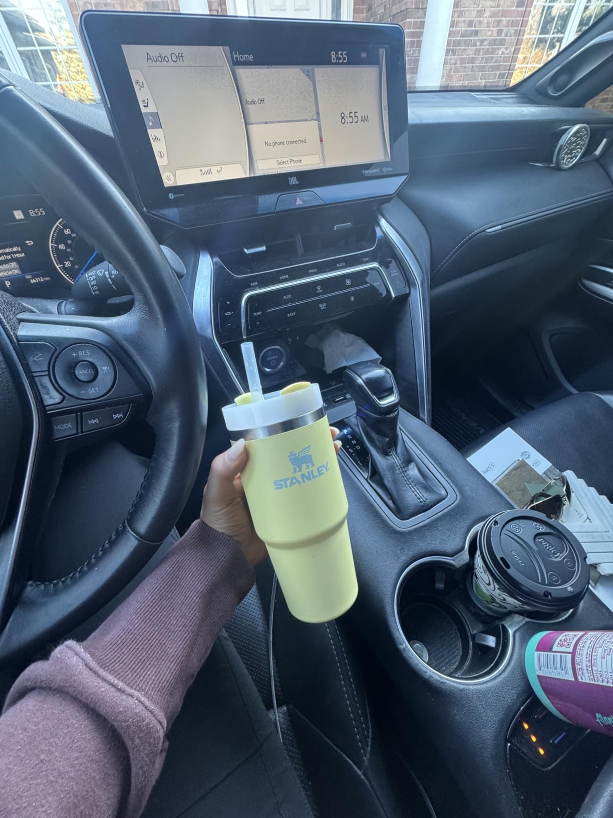 Stanley Quencher H2.0 Tumbler with Straw 14 oz Flowstate 3-Position Lid Cup Holder Compatible for Travel Insulated Stainless Steel Cup BPA-Free Pomelo customer photo 1