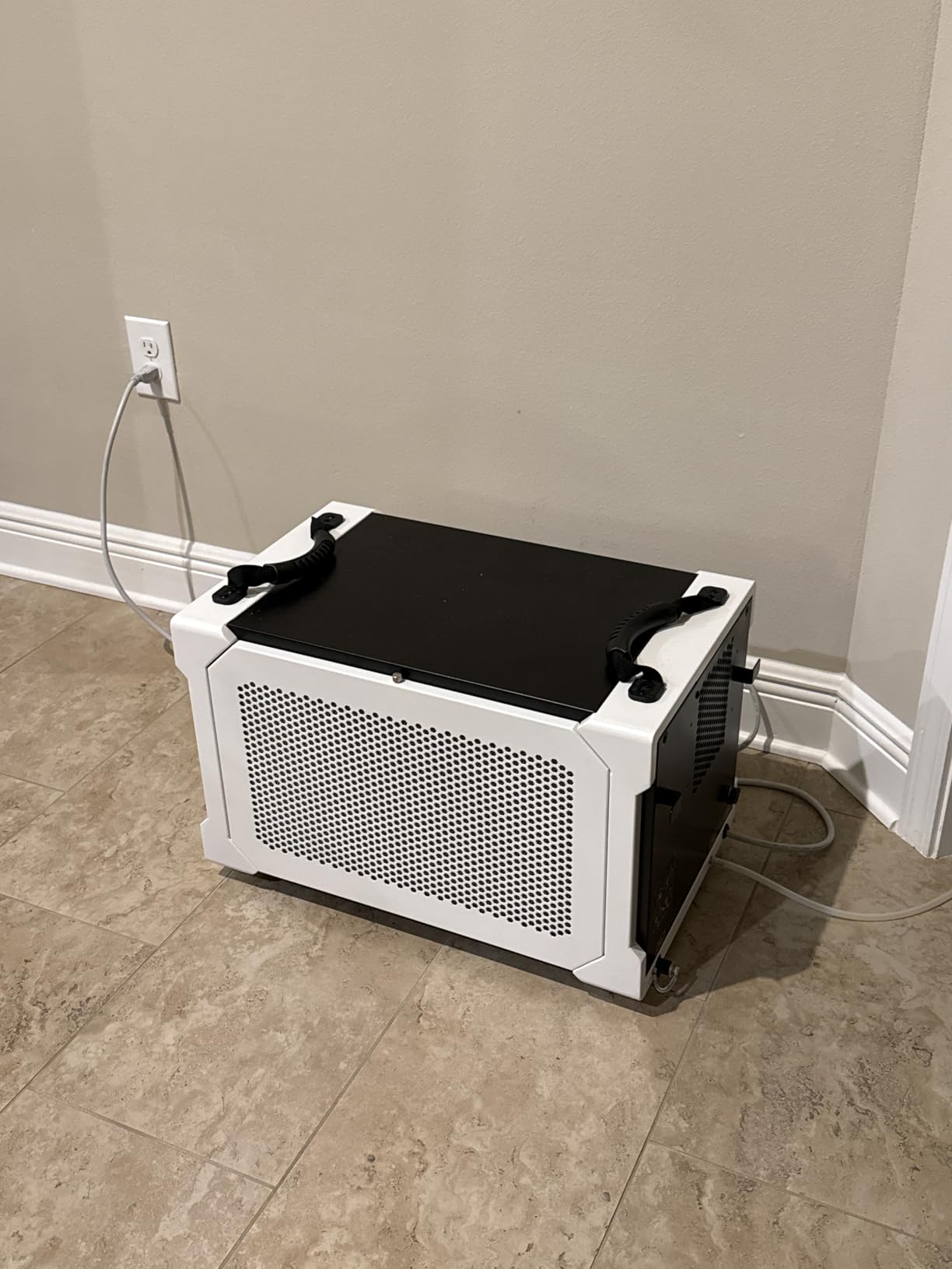 145 Pints Commercial Dehumidifier with Pump and Drain Hose, Energy Star Certified Crawl Space dehumidifier, Industry Water Damage Unit for up to 6,000 sq ft Basements customer photo 1