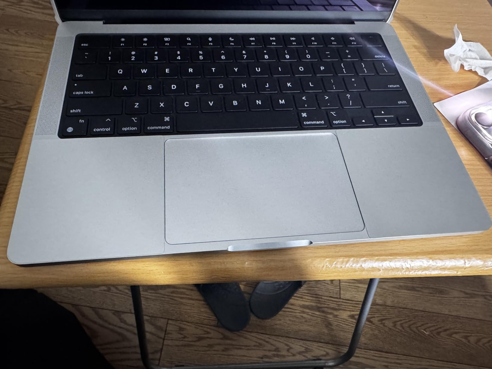 UPPERCASE GhostShield Premium Palm Rest Protector Skin Cover Set, Scratches and Wear Protection, Compatible with MacBook Pro 14