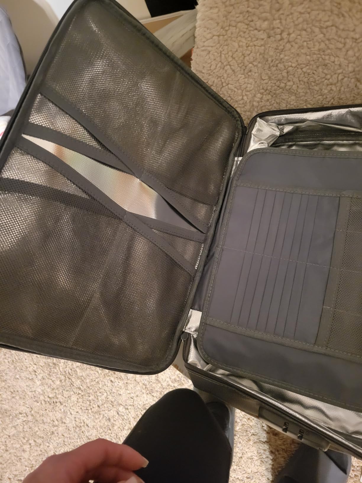 DocSafe 5200°F Document Organizer with Lock, Upgraded Heat Insulated Fireproof and Water-Resistant Box 8 Layers File Organizer, Portable Home Travel Safe Storage for Important Documents and More customer photo 1