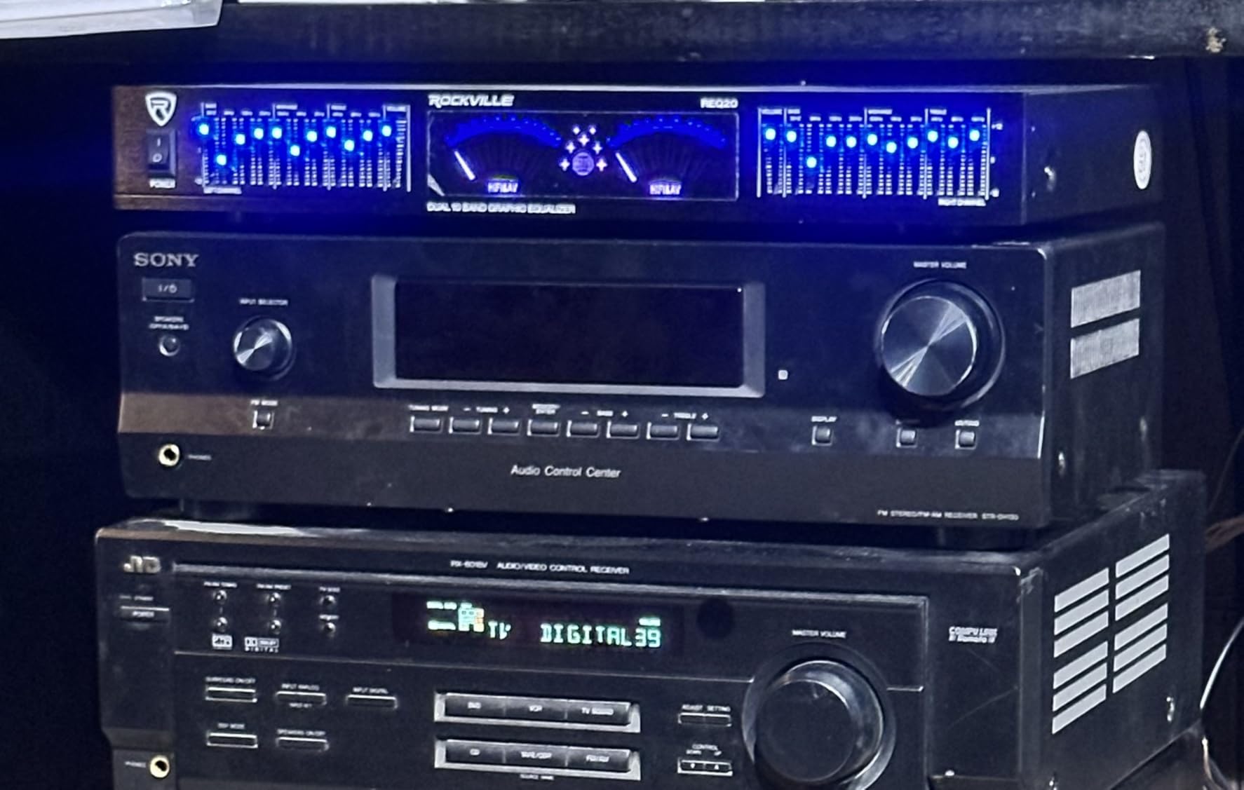 Rockville REQ20 Dual 10 Band Graphic Equalizer 19