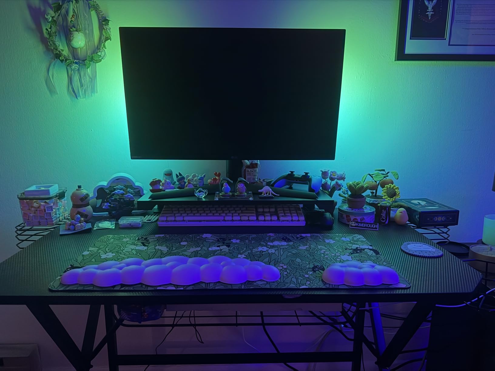 ARES WING Clamp-On Desk Extender & Monitor Shelf - 15