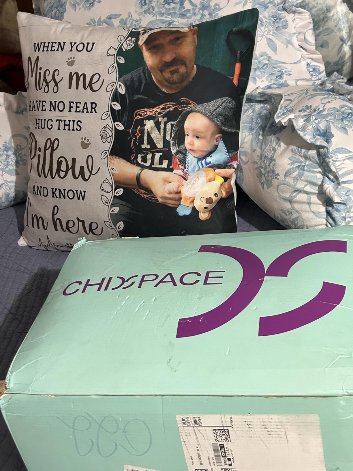 Dual Layer 4 Inch Memory Foam Mattress Topper Queen - 2 Inch Gel Memory Foam and 2 Inch Pillow Top Mattress Pad, 7-Zone Egg Crate Queen Size Mattress Topper customer photo 1