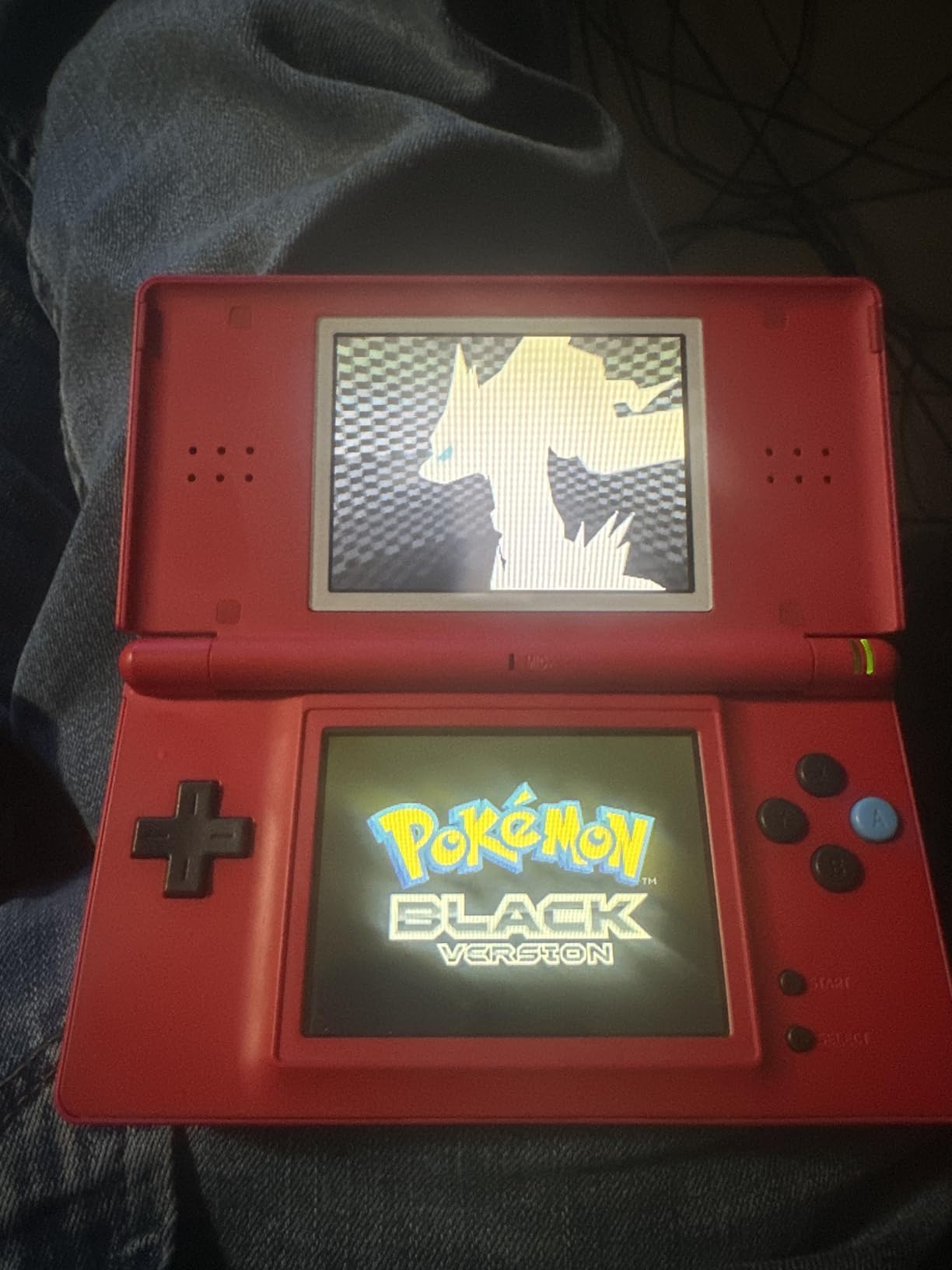 Monster Index Console Style Replacement Full Housing Shell for Nintendo DS Lite, Custom Handheld Console Case Cover with Buttons, Screen Lens for Nintendo DS Lite NDSL - Console Without customer photo 1