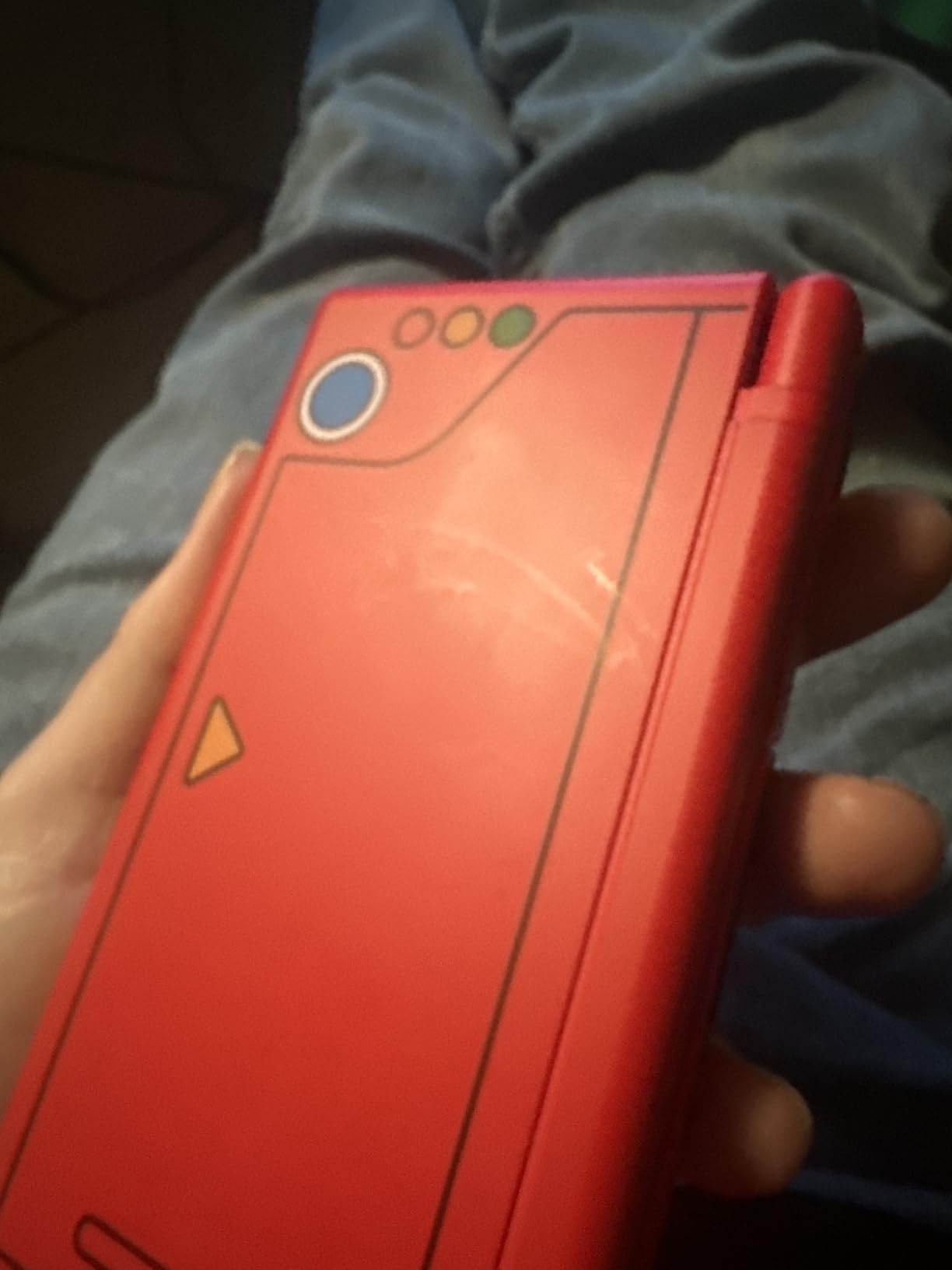 Monster Index Console Style Replacement Full Housing Shell for Nintendo DS Lite, Custom Handheld Console Case Cover with Buttons, Screen Lens for Nintendo DS Lite NDSL - Console Without customer photo 2